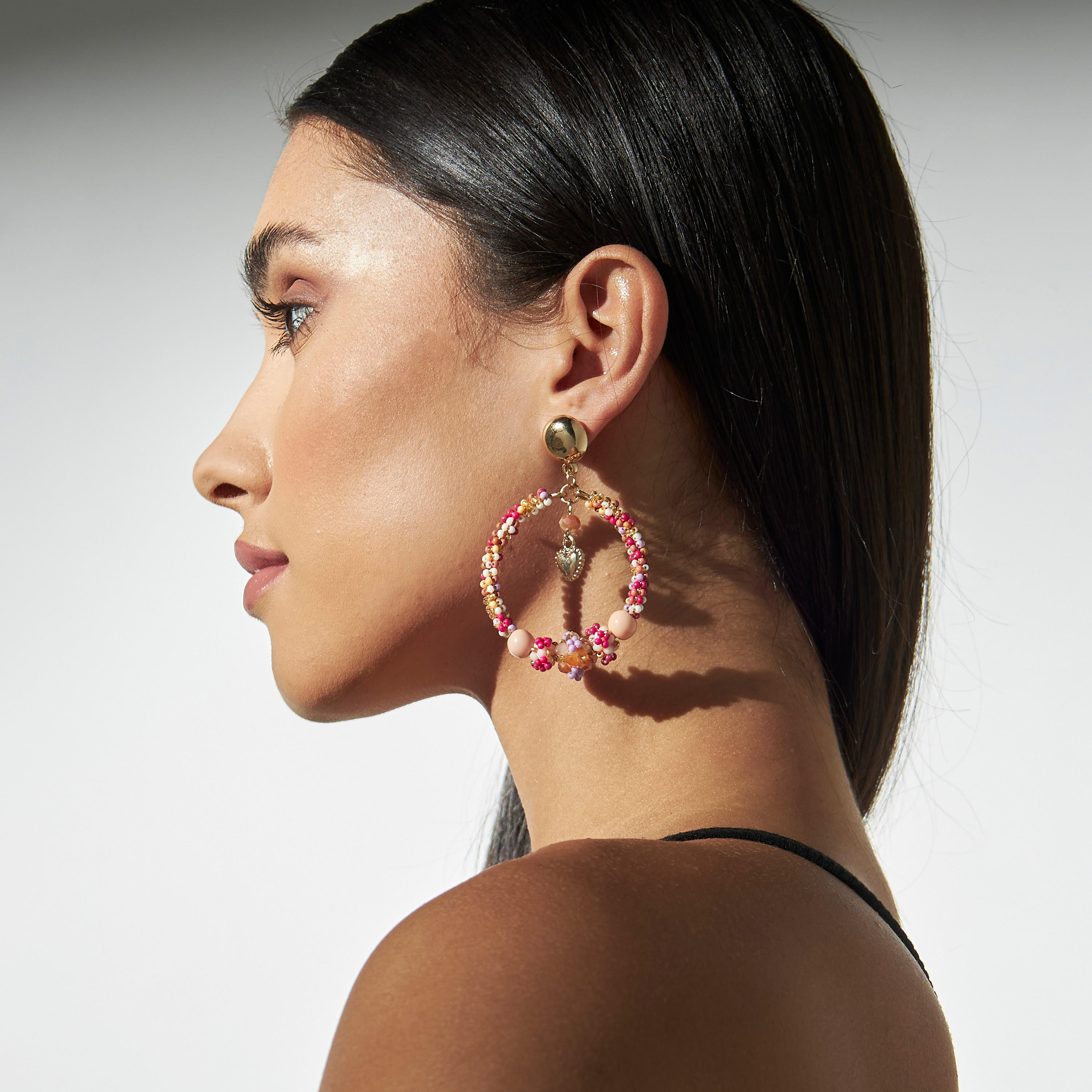 أقراط متدلية بتزيينات خرز ومشبك إغلاق-women-watchesandjewellery-jewellery-earrings-image-3