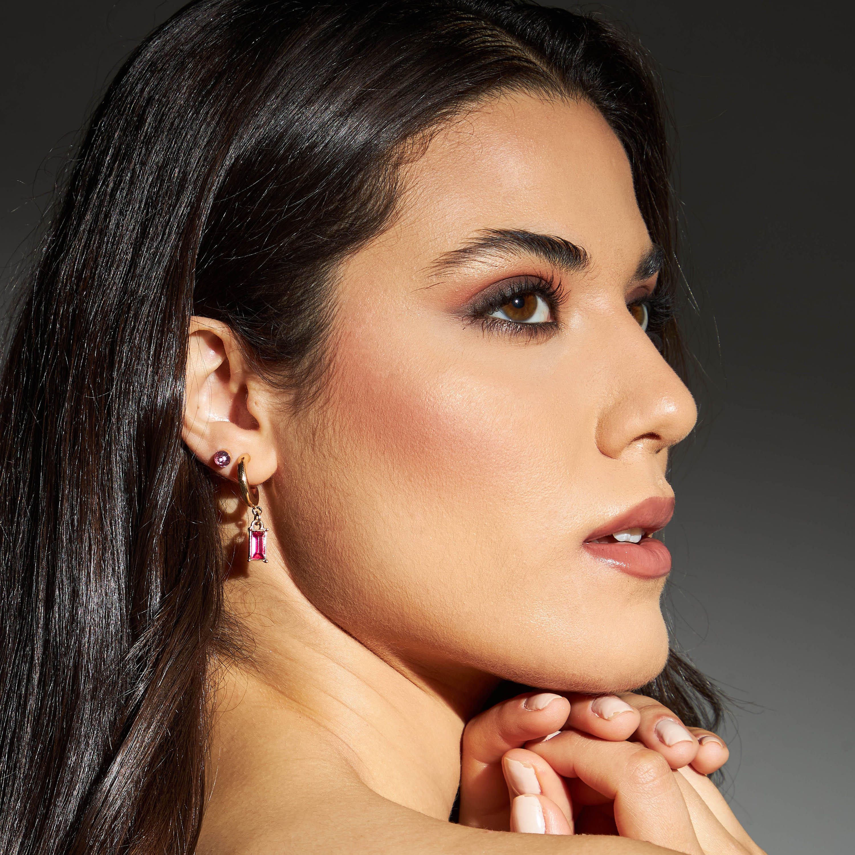 أقراط مزيّنة بمكبس إغلاق خلفي - عبوة 9 أزواج-women-watchesandjewellery-jewellery-earrings-image-2