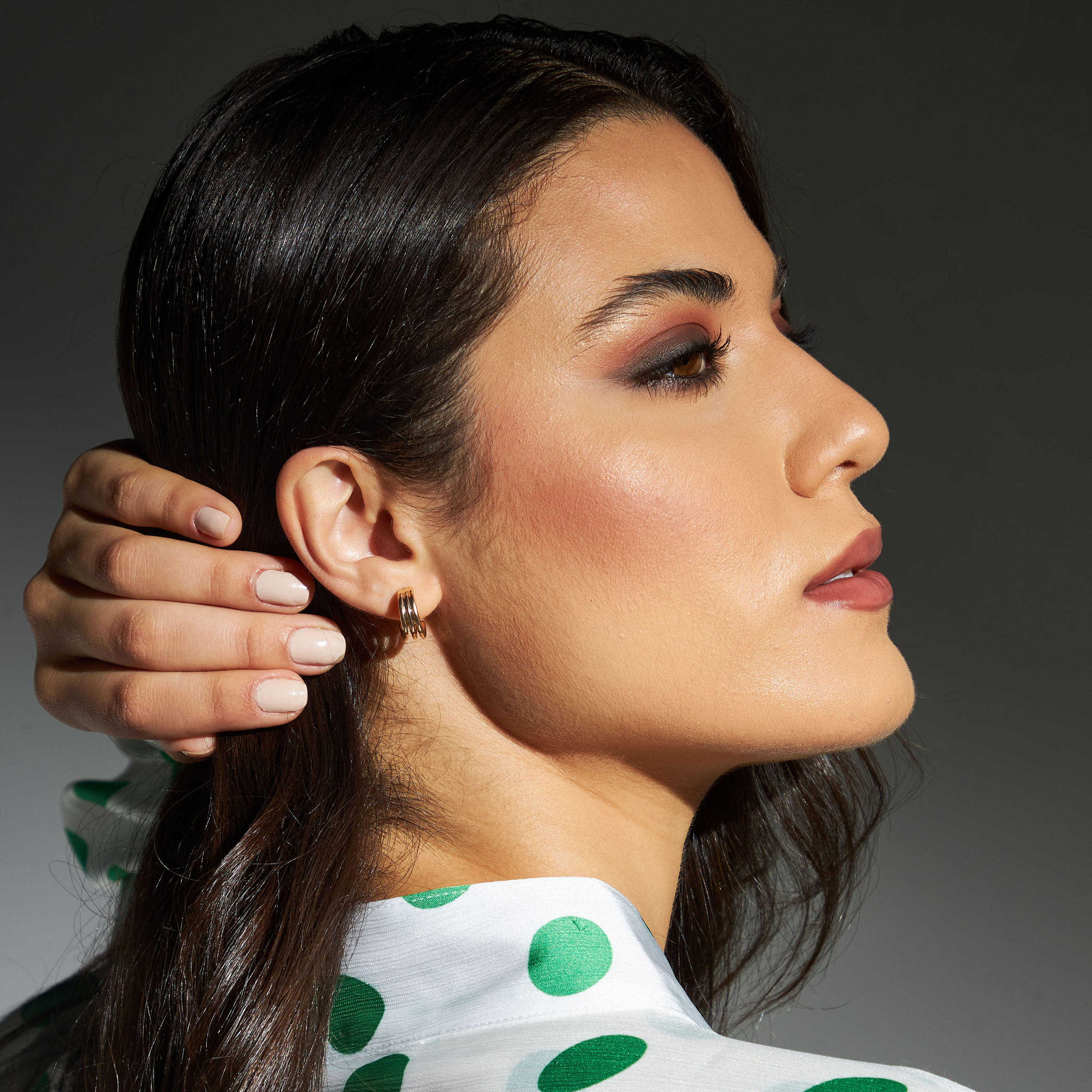 حلقان متنوعة بمكبس إغلاق - طقم 6 أزواج-women-watchesandjewellery-jewellery-earrings-image-2