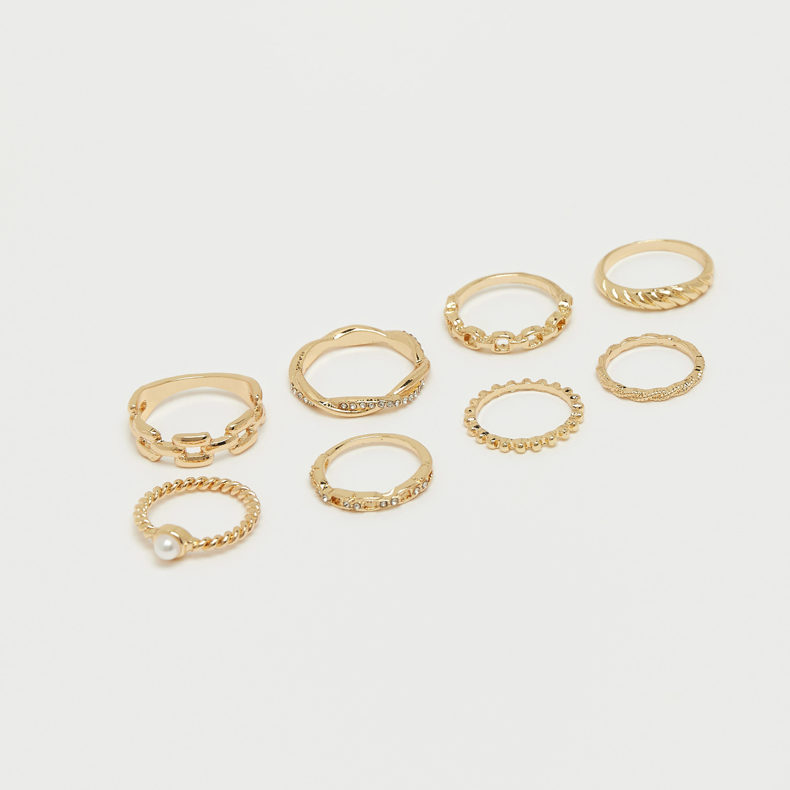 خواتم متنوعة - طقم 8 قطع-women-watchesandjewellery-jewellery-rings-image-2