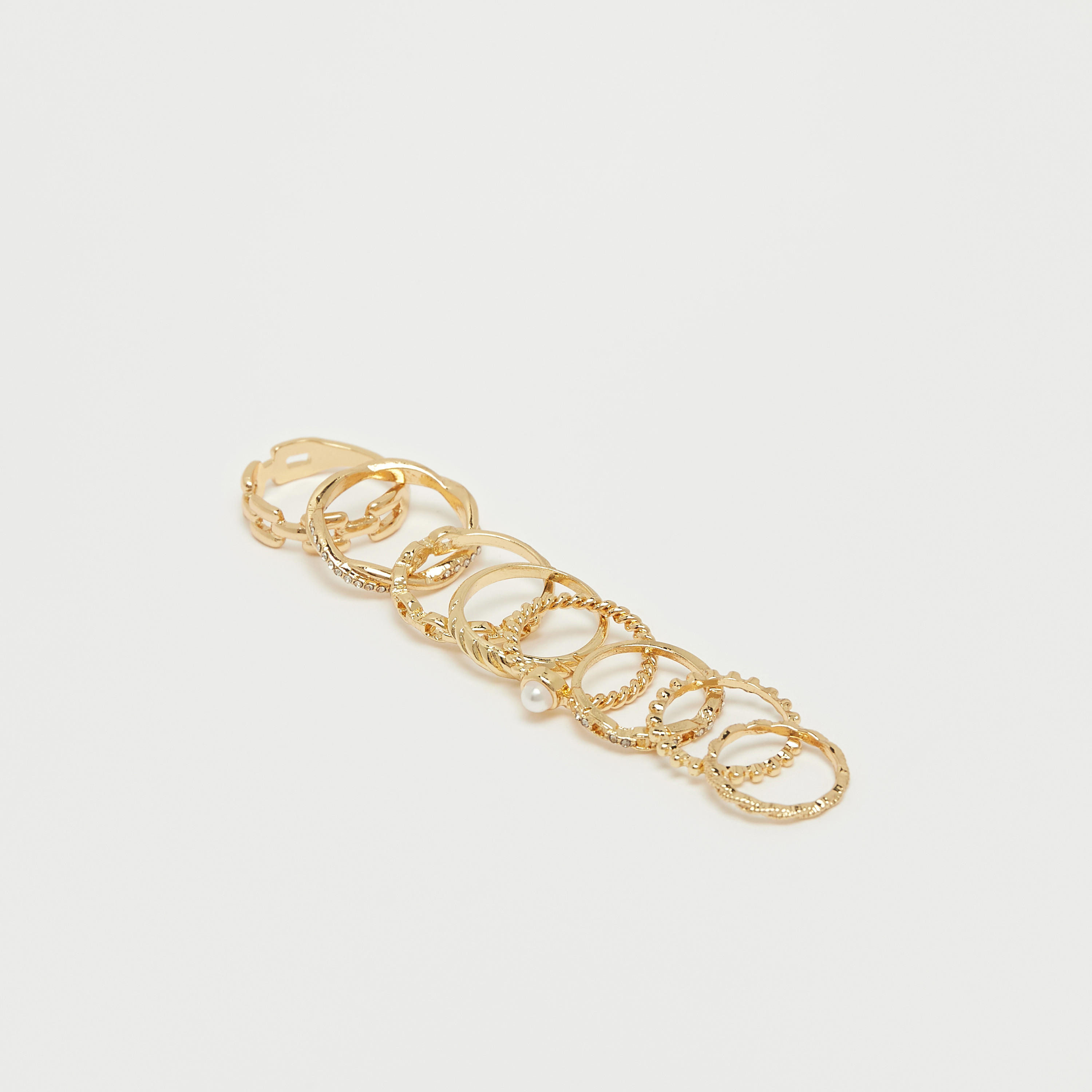 خواتم متنوعة - طقم 8 قطع-women-watchesandjewellery-jewellery-rings-image-1