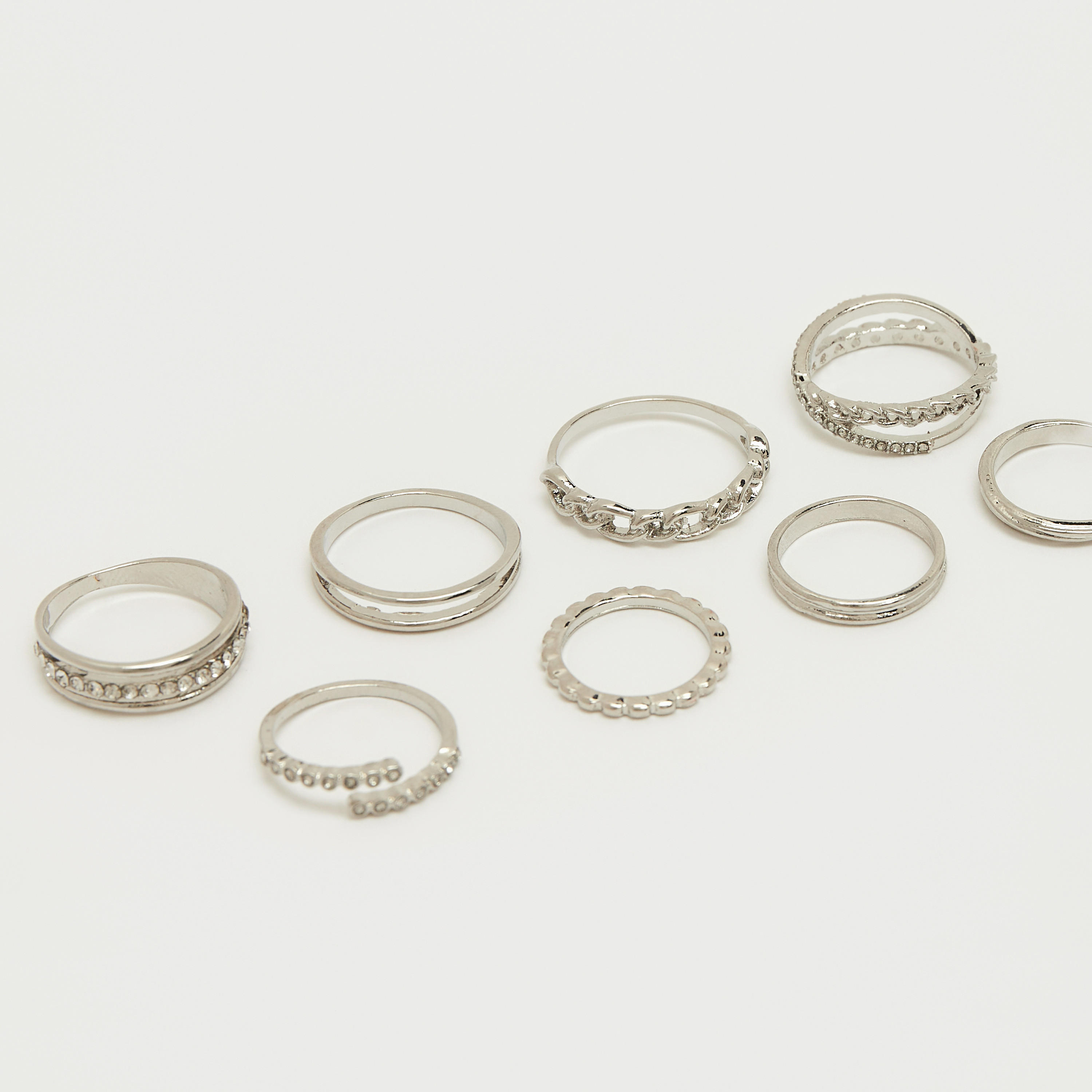 طقم خواتم 8 قطع متنوعة-women-watchesandjewellery-jewellery-rings-image-2