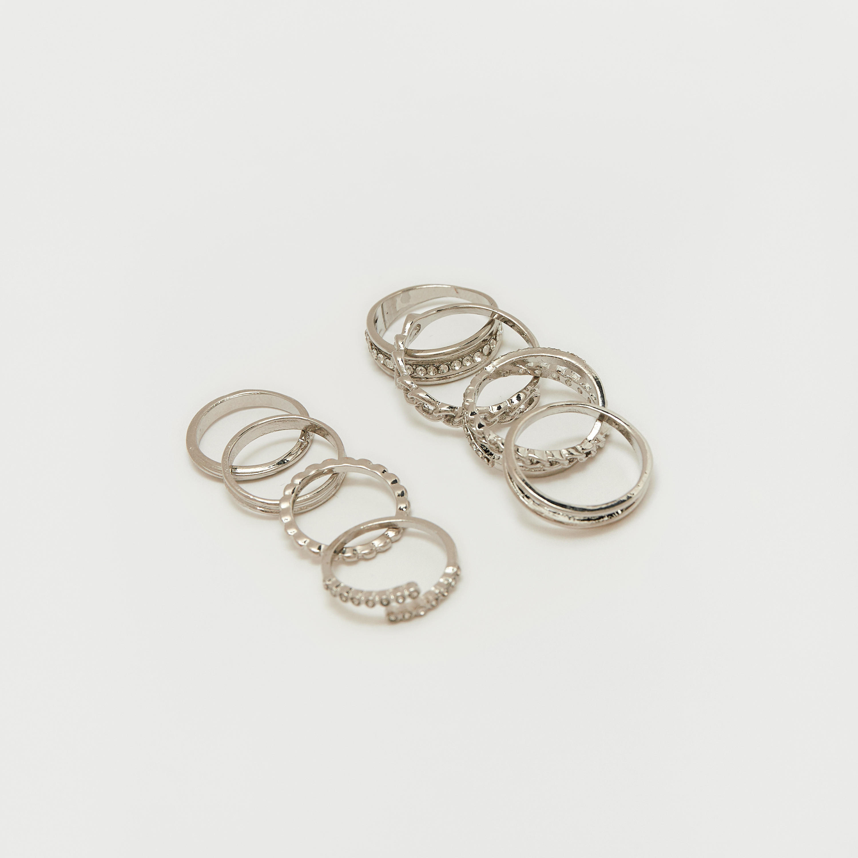 طقم خواتم 8 قطع متنوعة-women-watchesandjewellery-jewellery-rings-image-1