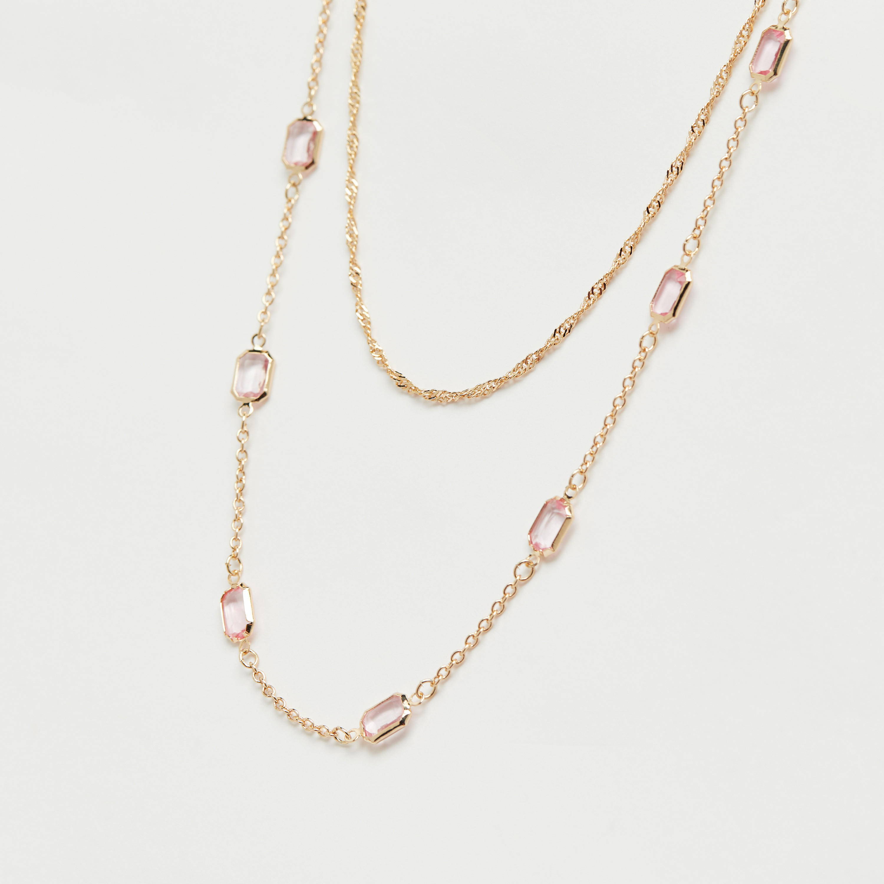 Stone Embellished Layered Necklace with Lobster Clasp-women-watchesandjewellery-jewellery-necklacesandpendants-image-3