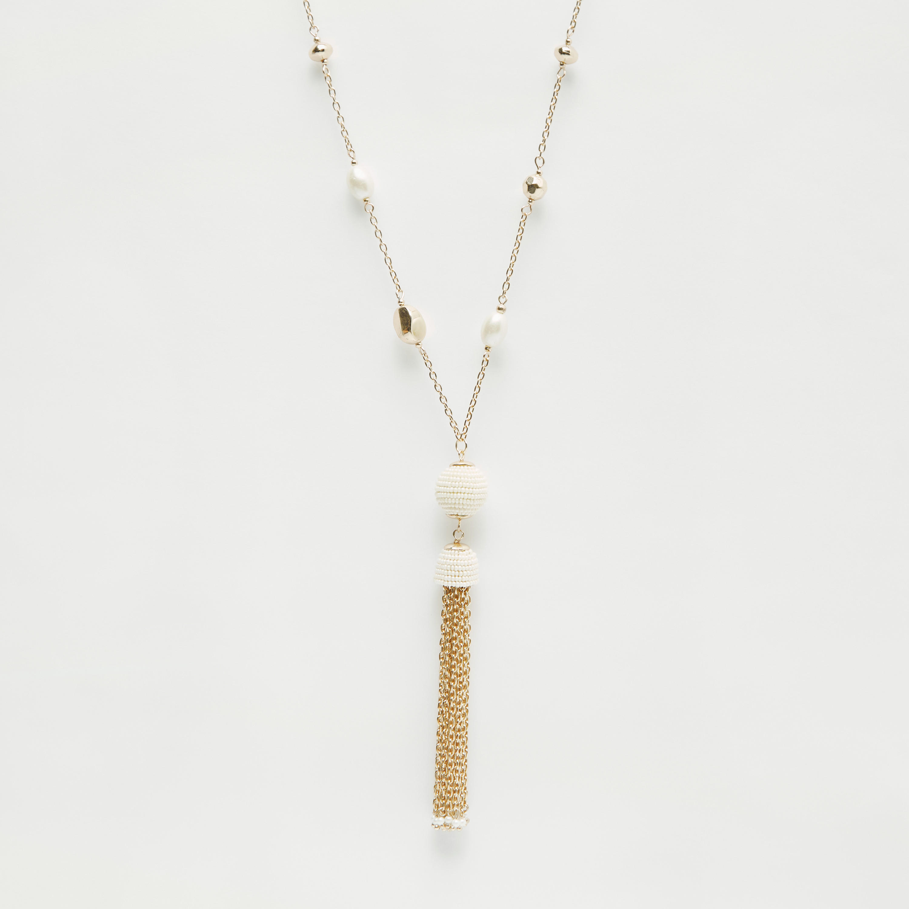 قلادة سلسلة مزينة بمشبك إغلاق-women-watchesandjewellery-jewellery-necklacesandpendants-image-1