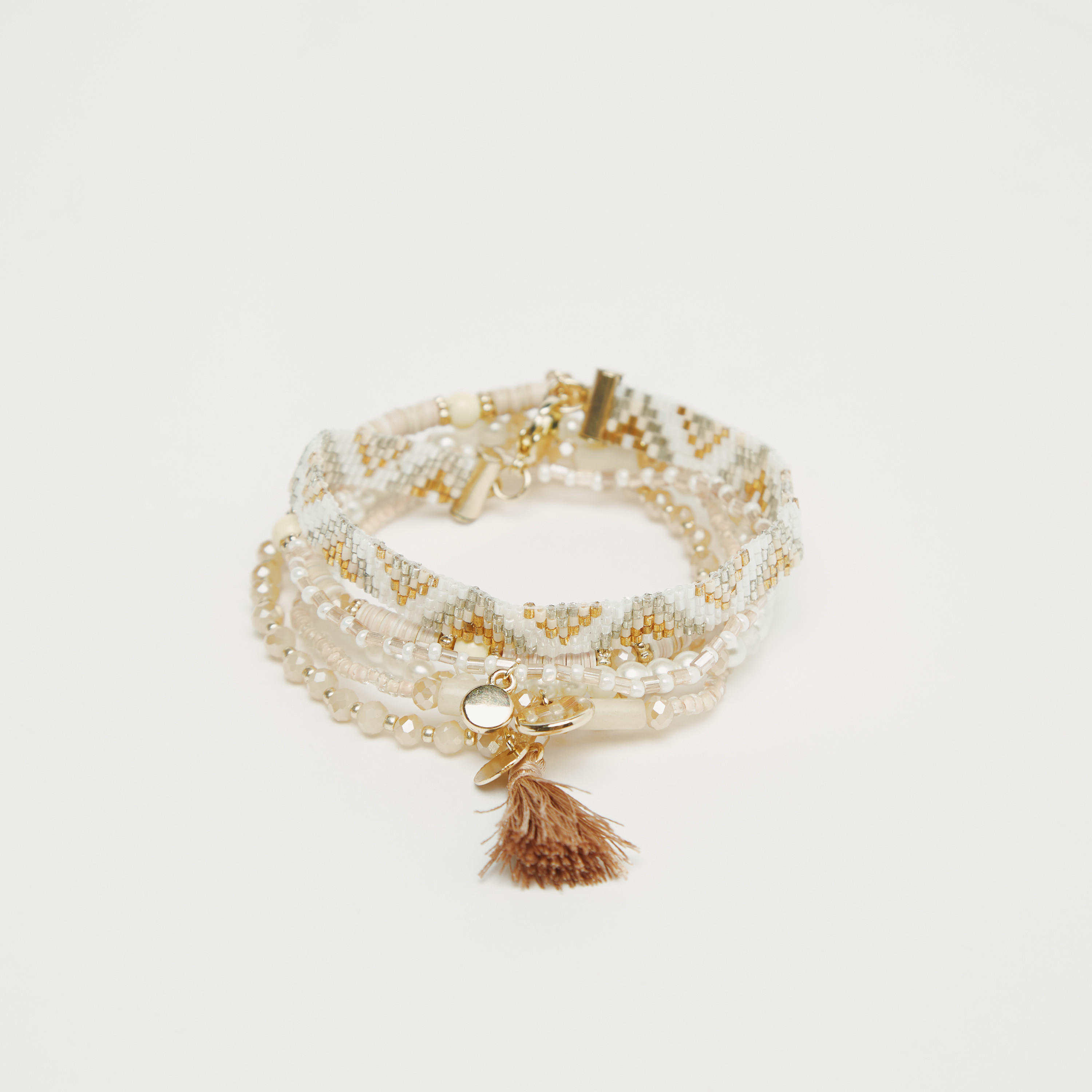 سوار مزيّن بالخرز - 6 قطع-women-watchesandjewellery-jewellery-banglesandbracelets-image-1