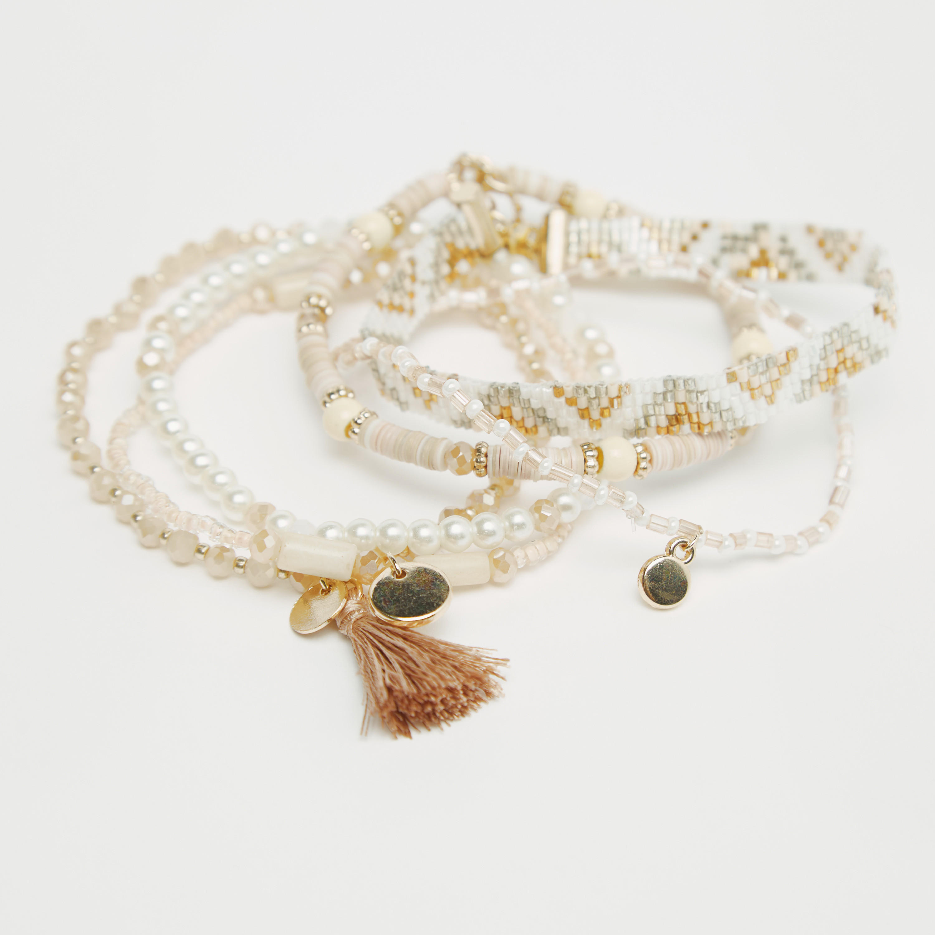سوار مزيّن بالخرز - 6 قطع-women-watchesandjewellery-jewellery-banglesandbracelets-image-3