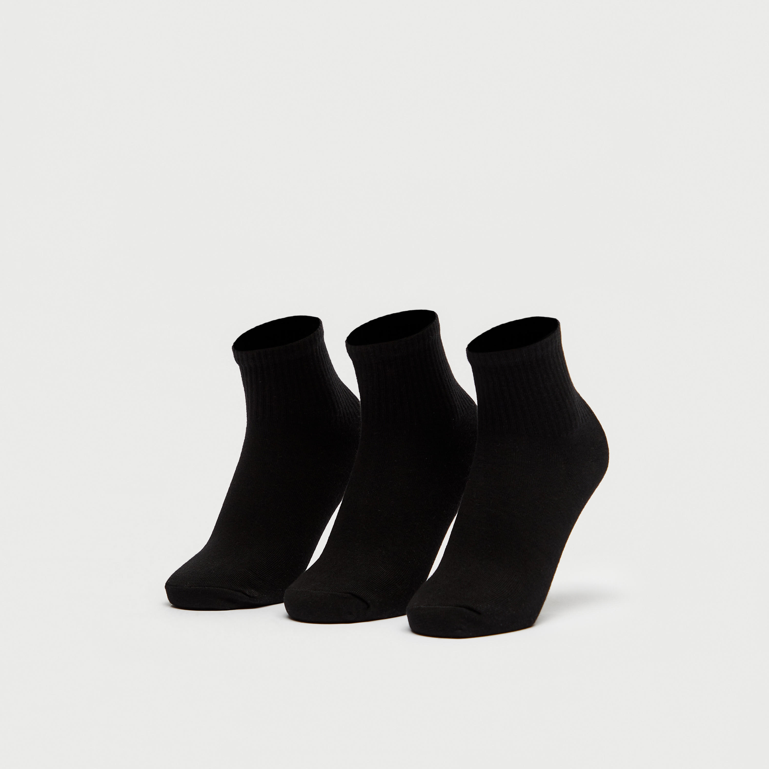 جوارب بارزة الملمس بطول ربلة الساق - طقم 3 أزواج-women-socksandstockings-image-1