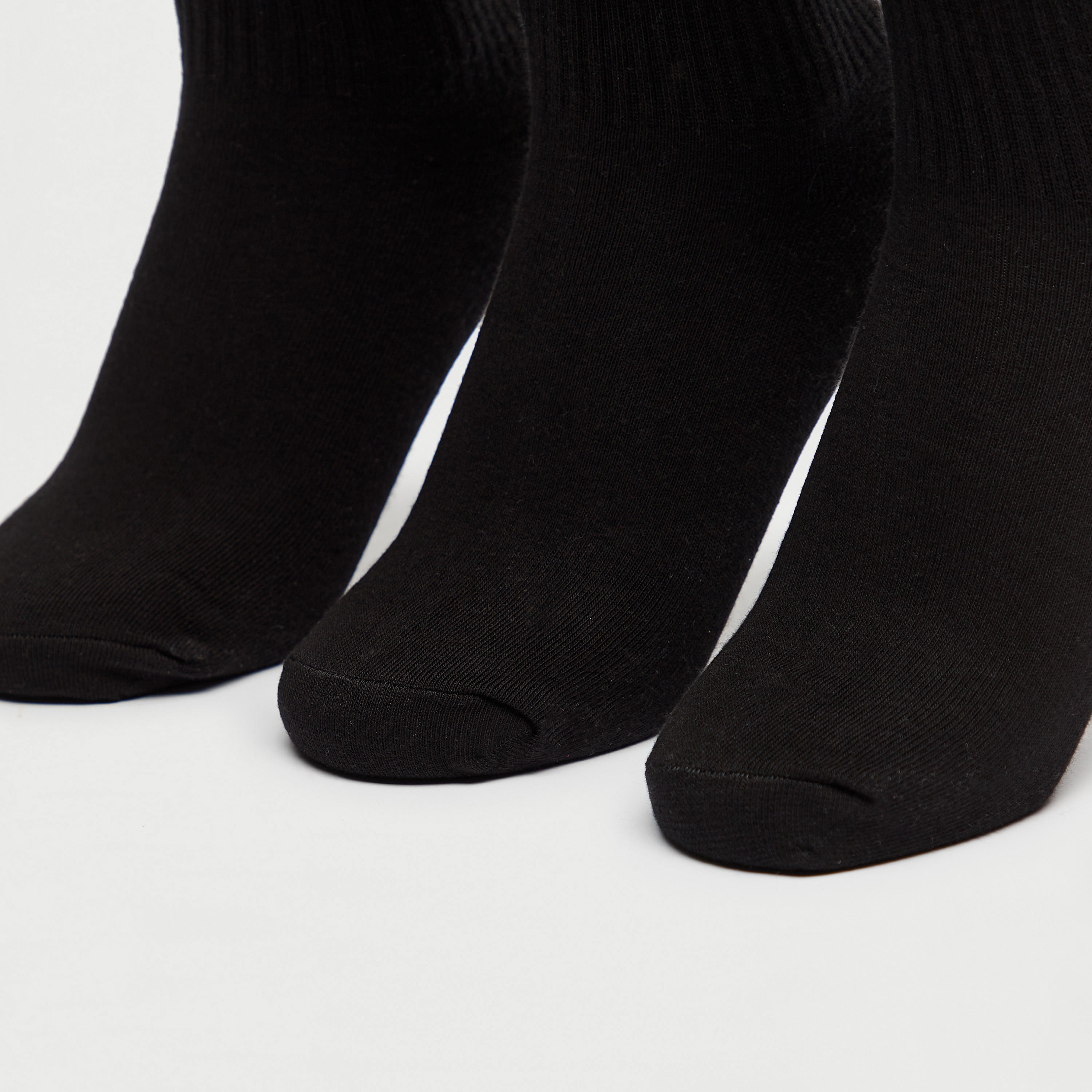 جوارب بارزة الملمس بطول ربلة الساق - طقم 3 أزواج-women-socksandstockings-image-2