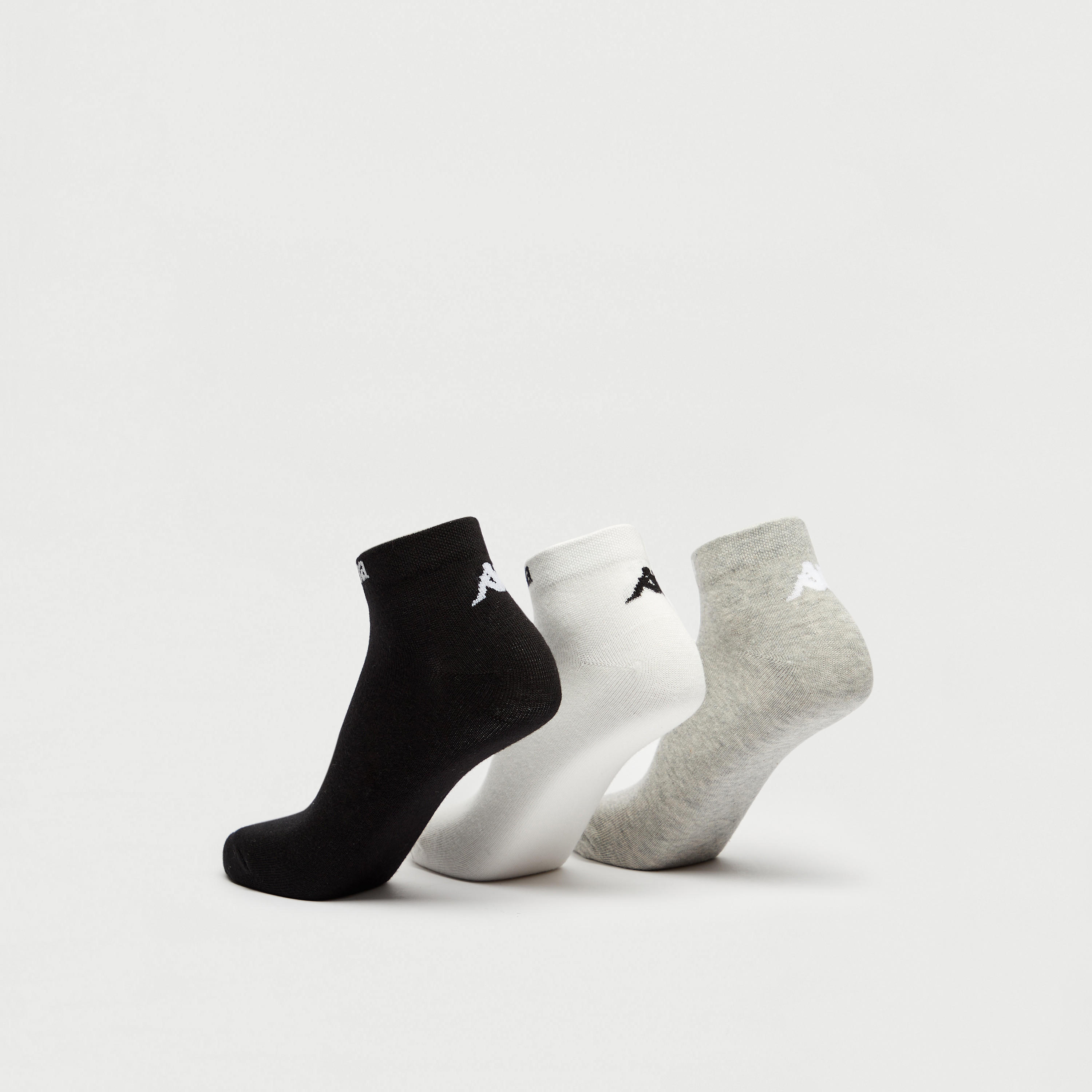 جوارب بطول الكاحل بطبعات من كابا - طقم 3 أزواج-women-socksandstockings-image-3