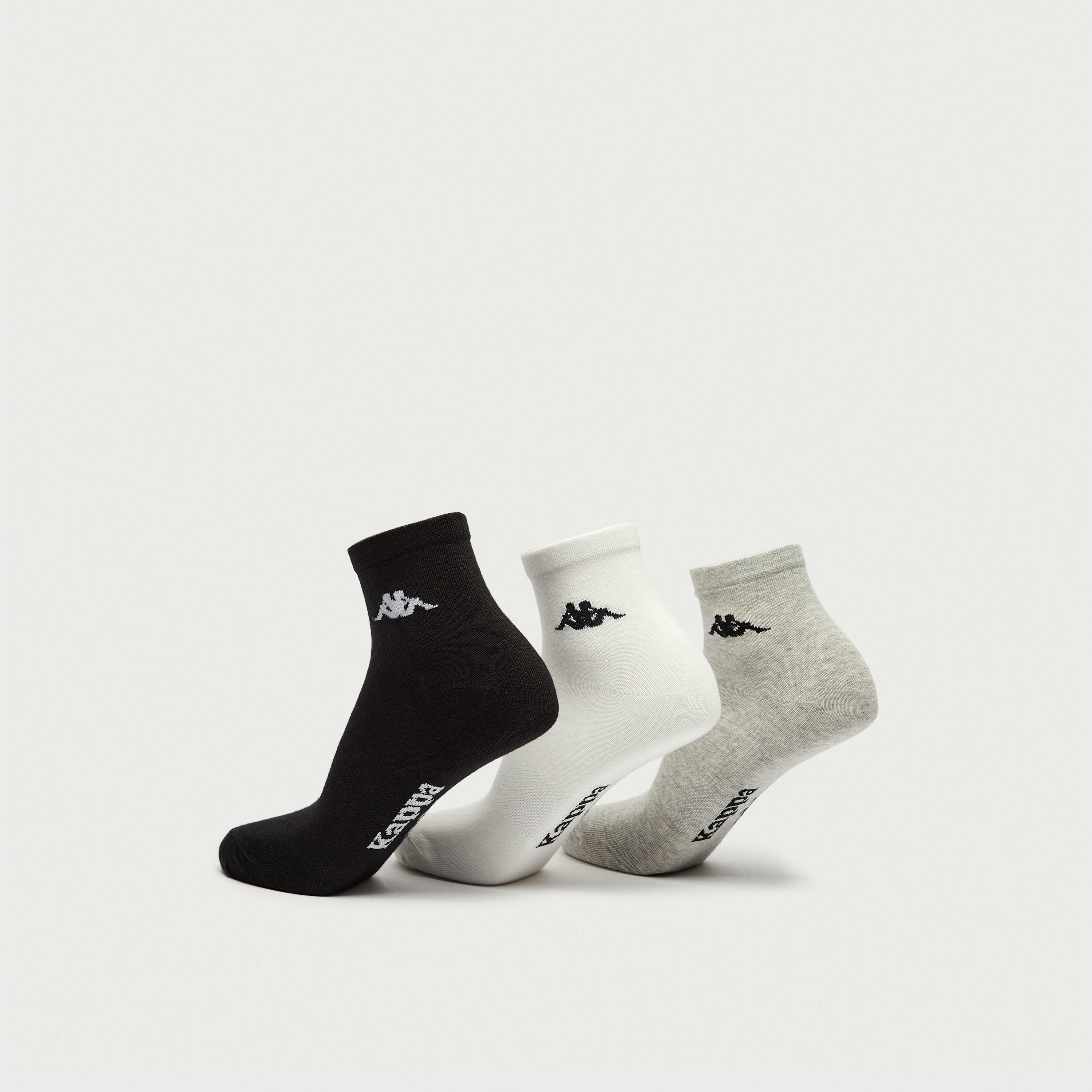 جوارب بطول ربلة السّاق مع تفاصيل شعار من كابا - طقم 3 أزواج-women-clothing-sportswearandactivewear-accessories-image-3