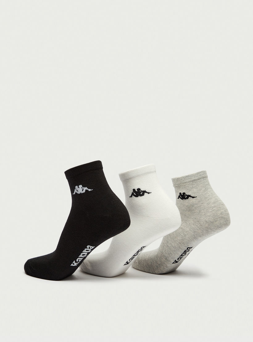 جوارب بطول ربلة السّاق مع تفاصيل شعار من كابا - طقم 3 أزواج-women-clothing-sportswearandactivewear-accessories-image-3