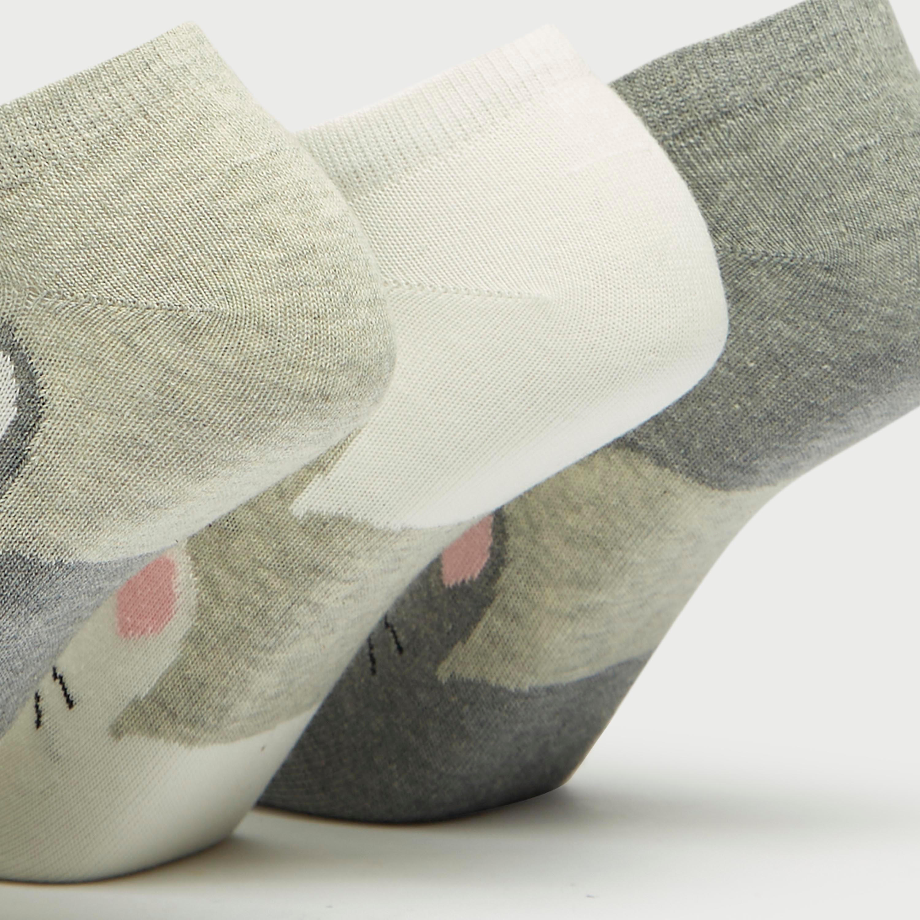 جوارب طول الكاحل بطبعات كيتي - طقم من 3 أزواج-women-socksandstockings-image-4
