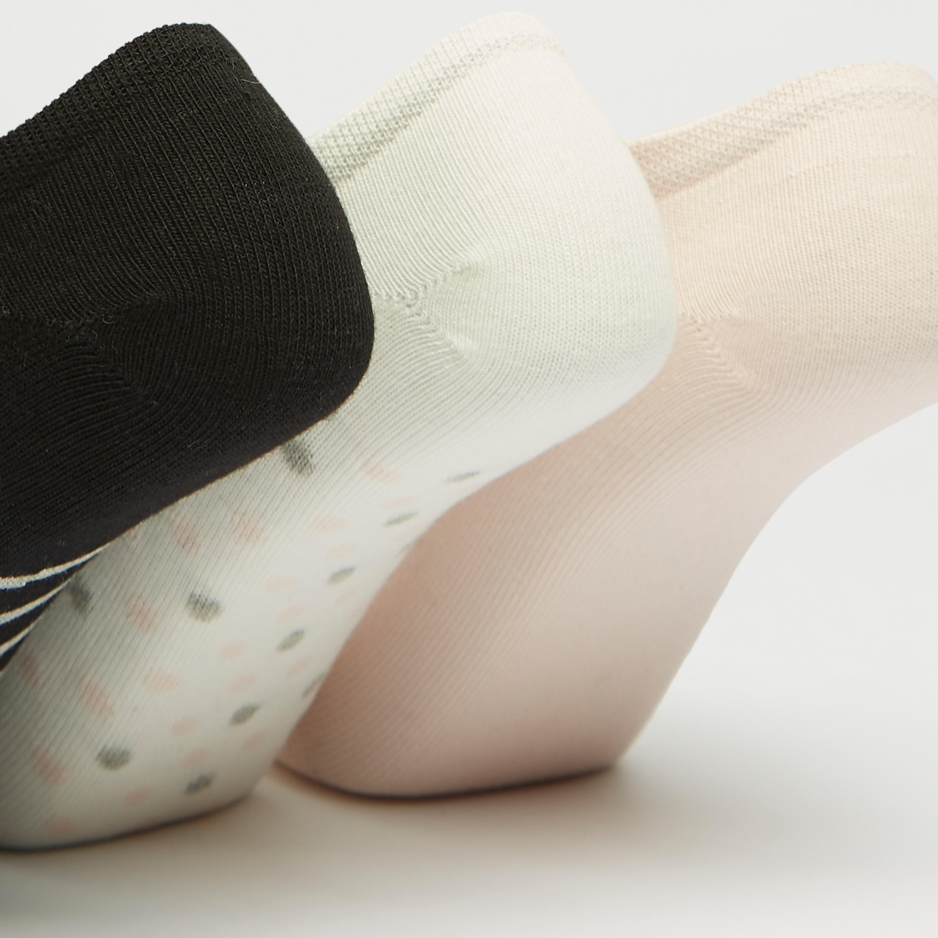 جوارب طول الكاحل بطبعات متنوّعة - طقم 3 قطع-women-socksandstockings-image-1