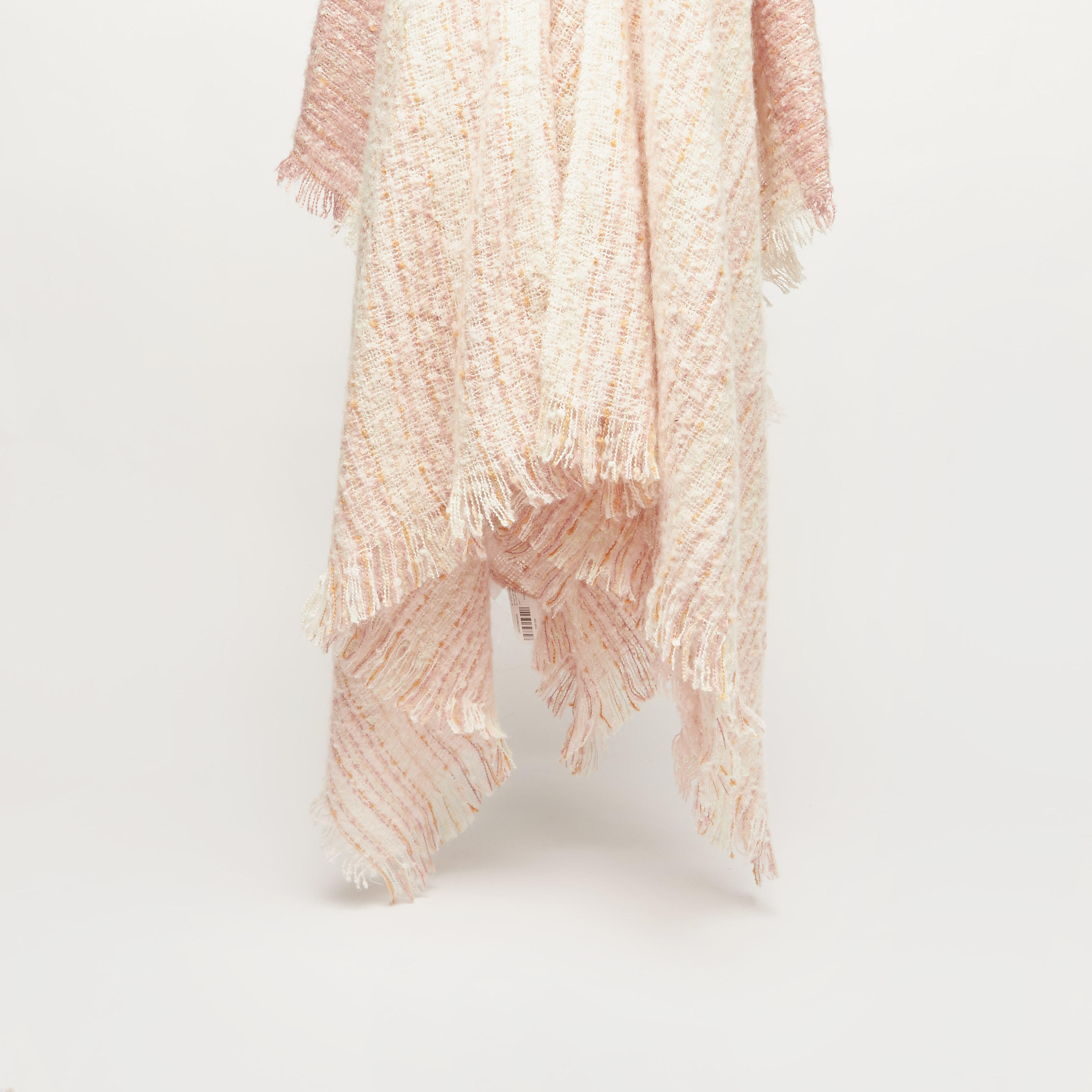 سترة فضفاضة بوكليه مخطط بشراشيب-women-clothingaccessories-scarves-image-1