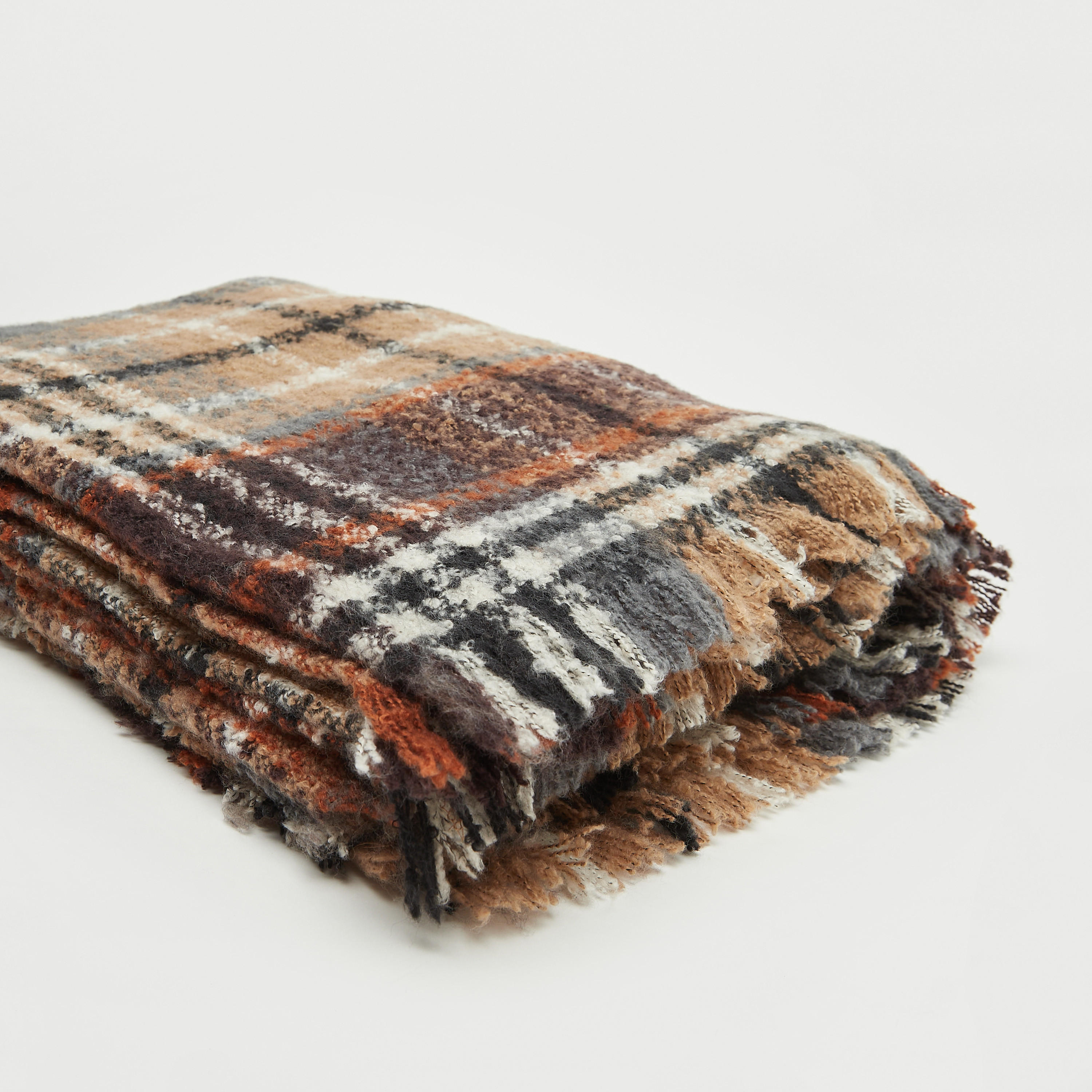Checked Boucle Cape with Fringes-women-clothingaccessories-scarves-image-1