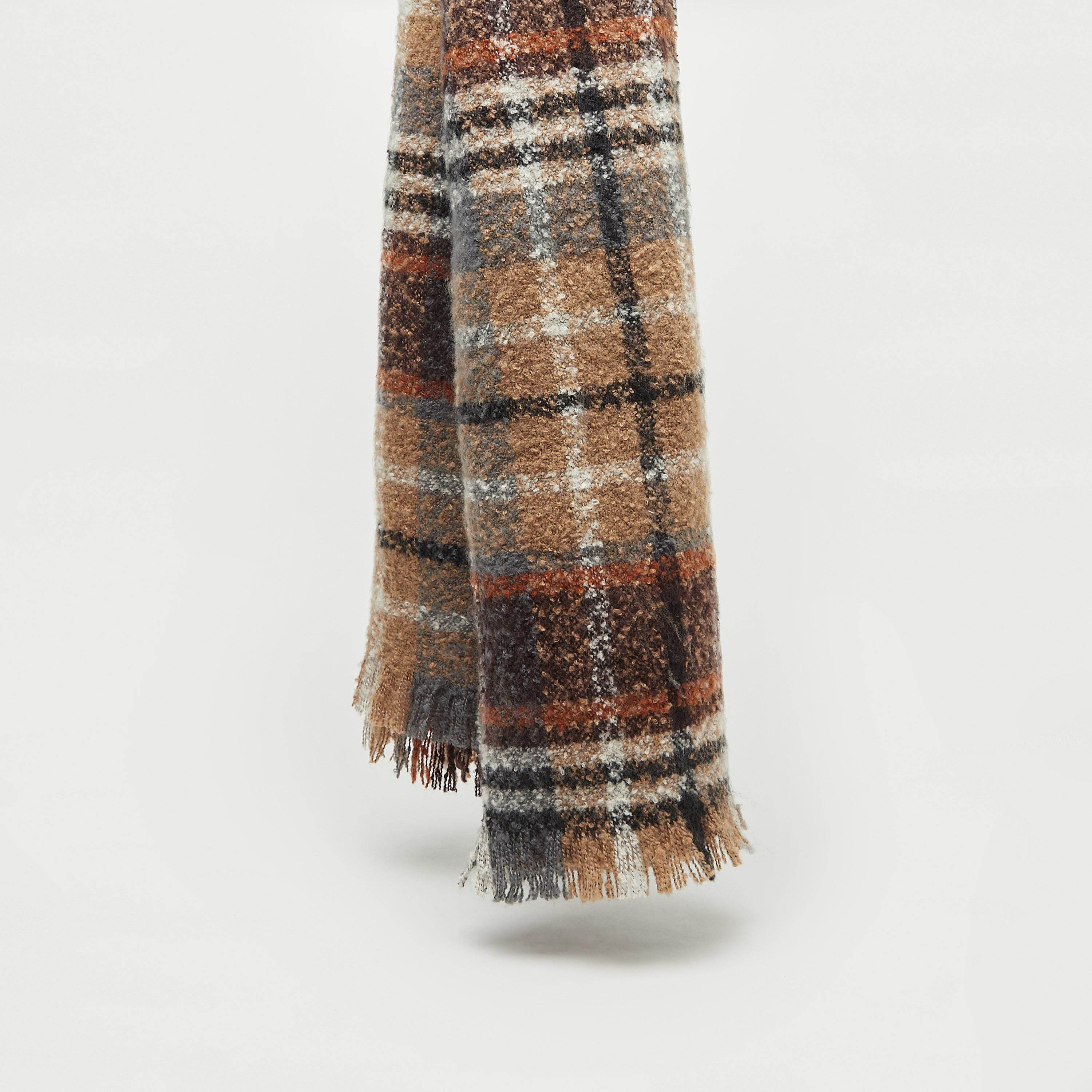 Checked Boucle Cape with Fringes-women-clothingaccessories-scarves-image-3