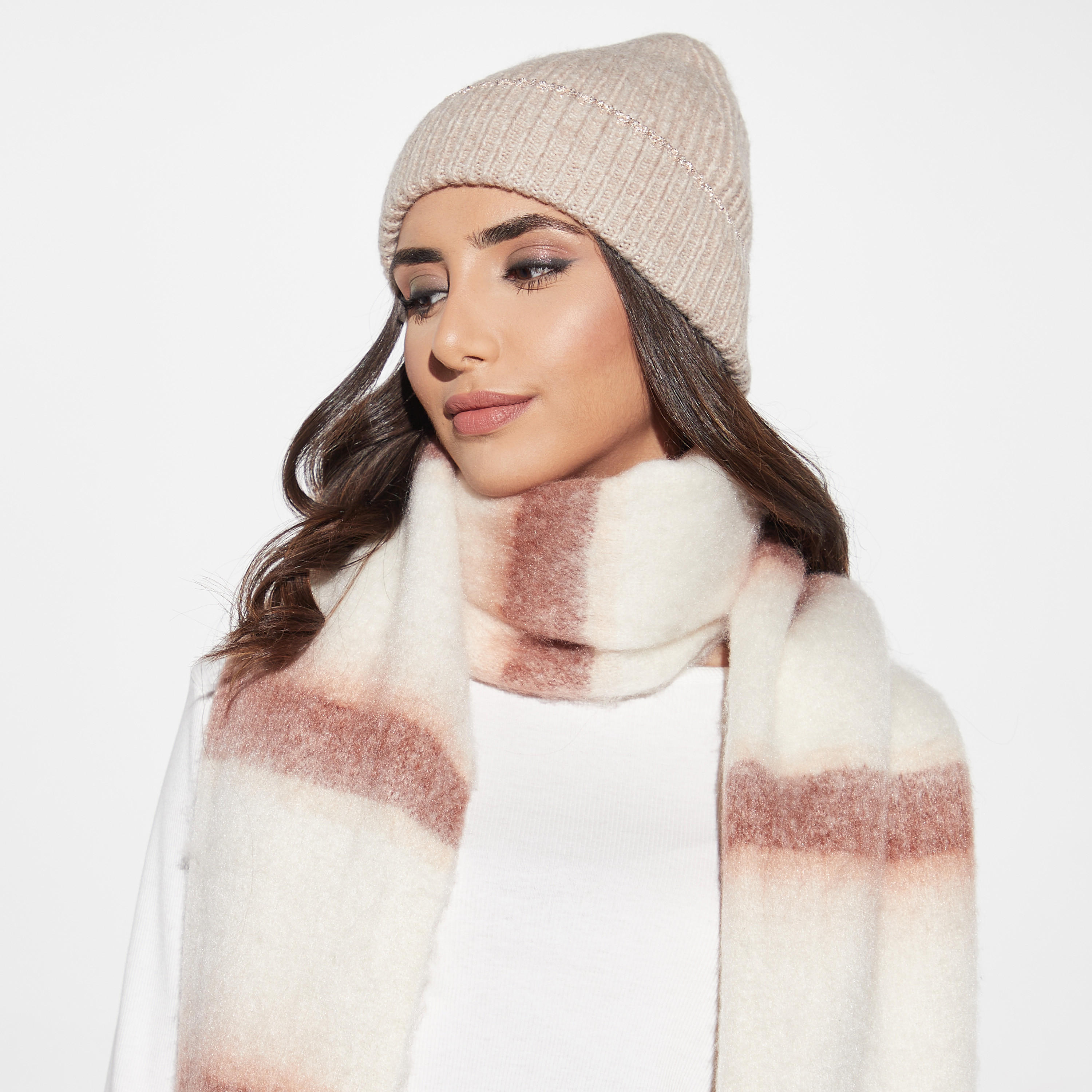 Textured Beanie-women-clothingaccessories-capsandhats-image-1
