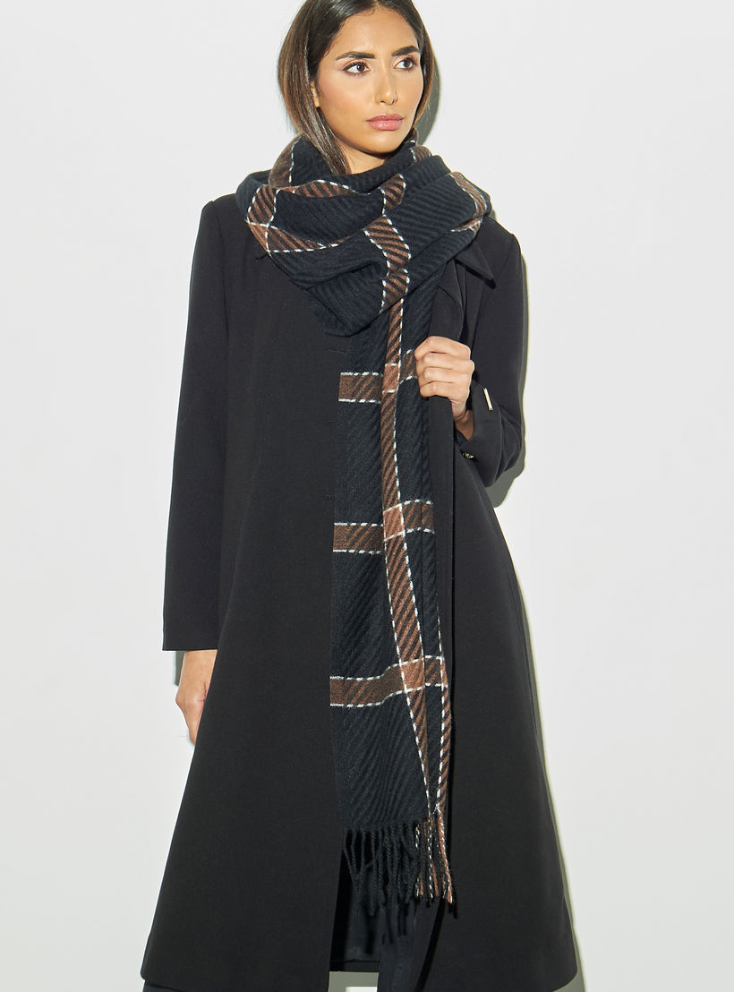 وشاح كاروهات بارز الملمس-women-clothingaccessories-scarves-image-2