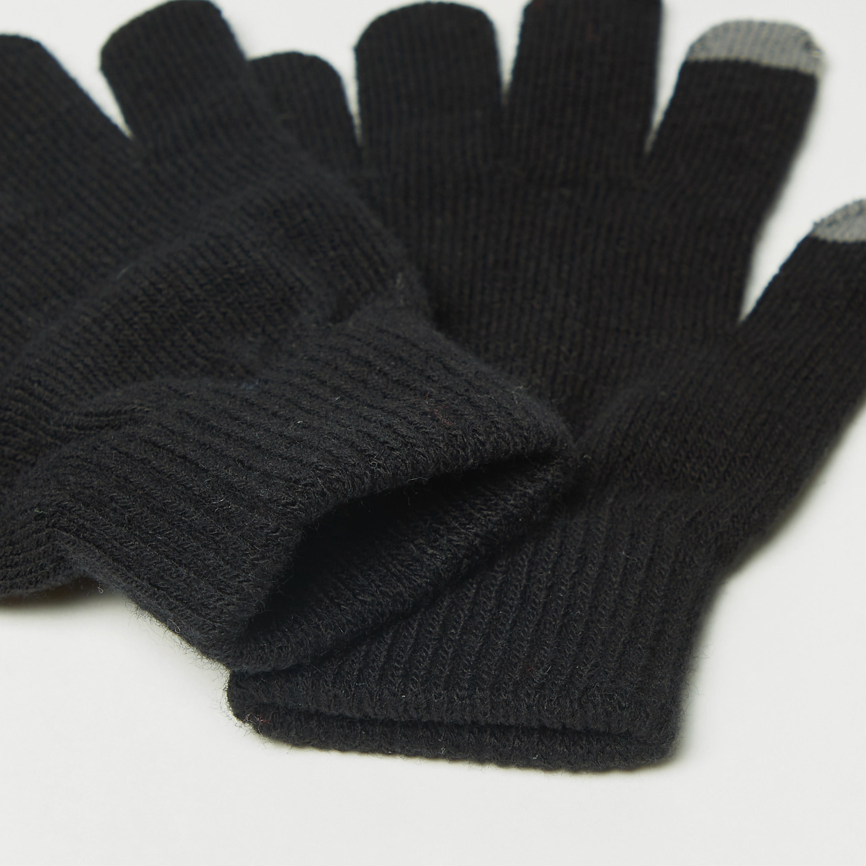 قفازات تاتش سكرين مضلّعة-women-clothingaccessories-gloves-image-2