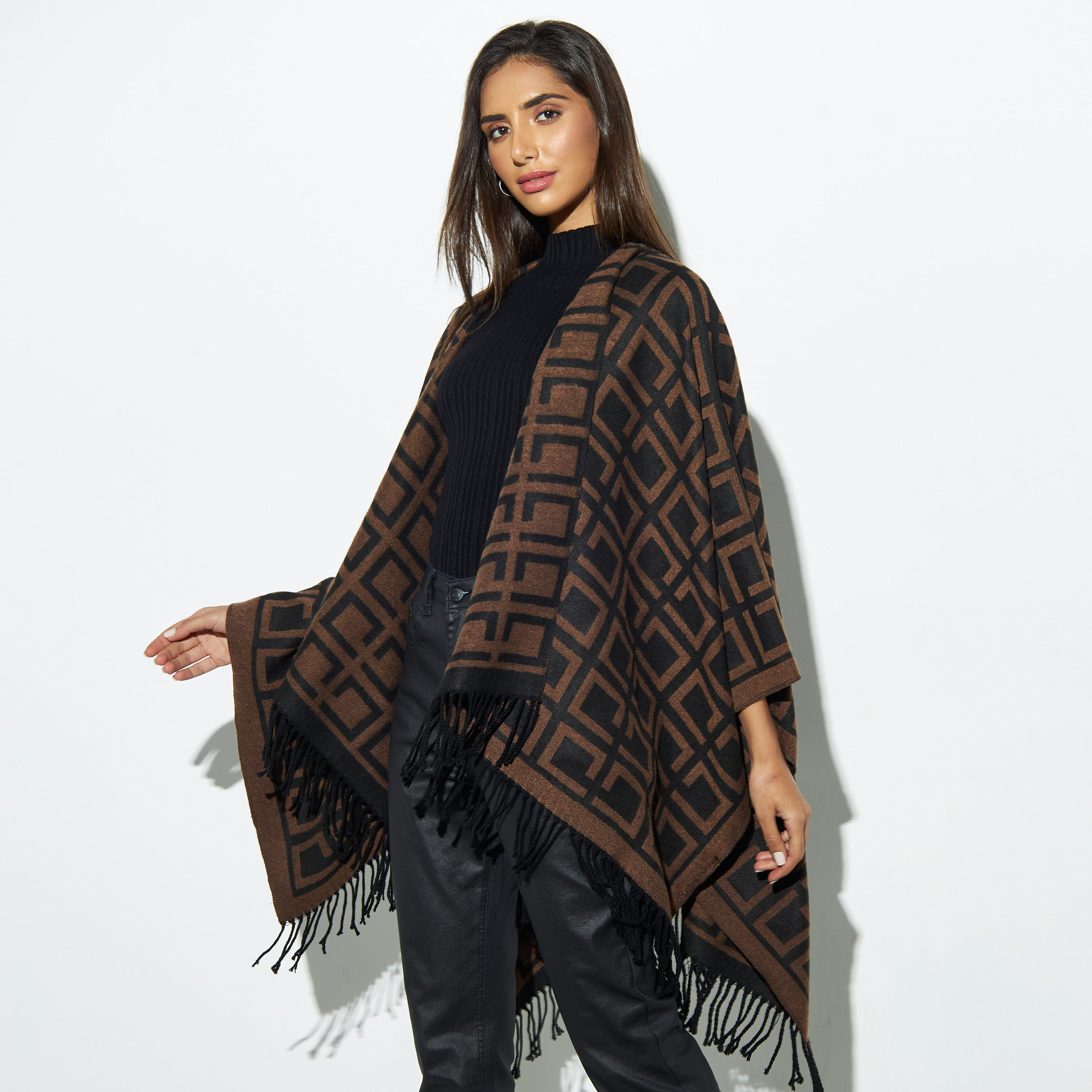 All-Over Monogram Print Scarf with Fringes-women-clothingaccessories-scarves-image-1
