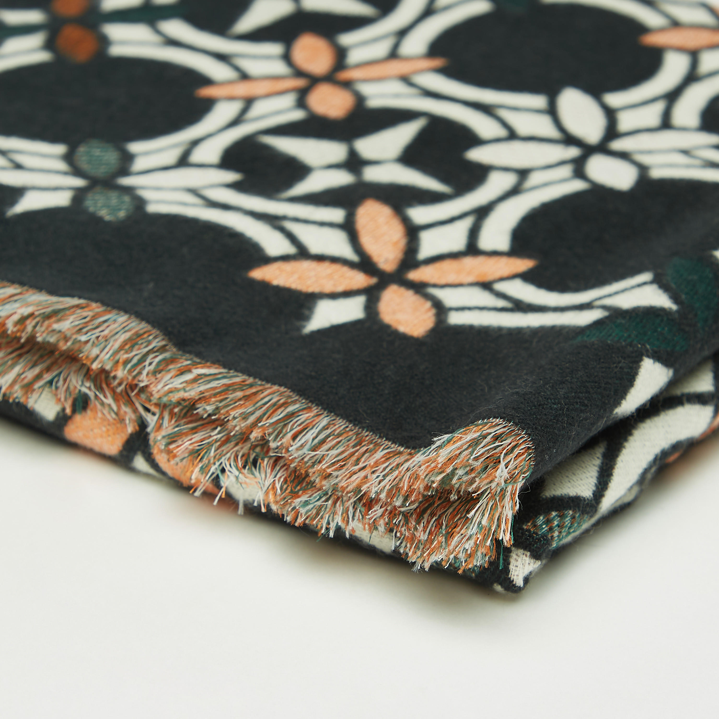 Printed Scarf with Frayed Detail-women-clothingaccessories-scarves-image-1