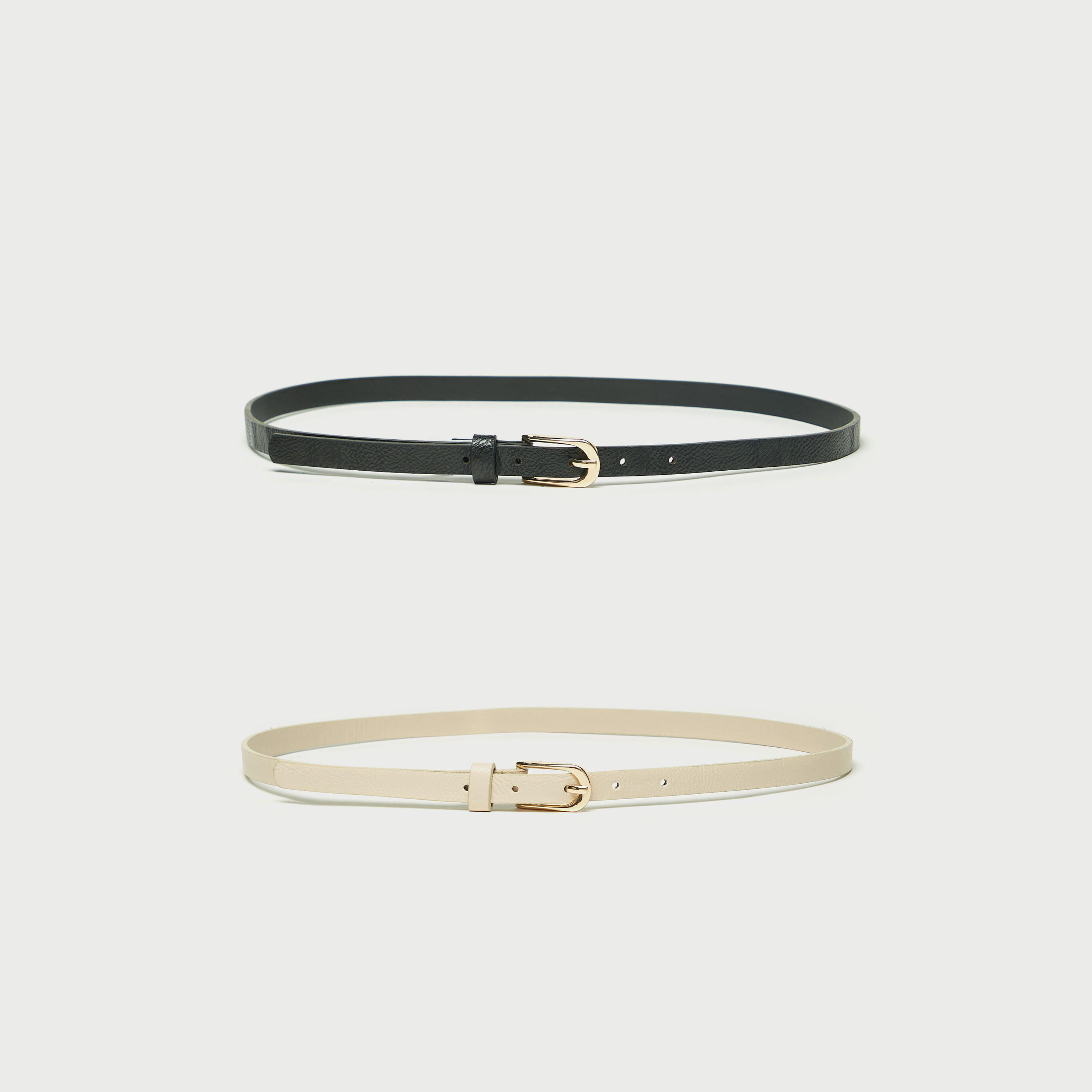 حزام سادة بإبزيم إغلاق بدبوس - طقم من 2 قطع-women-clothingaccessories-belts-image-7