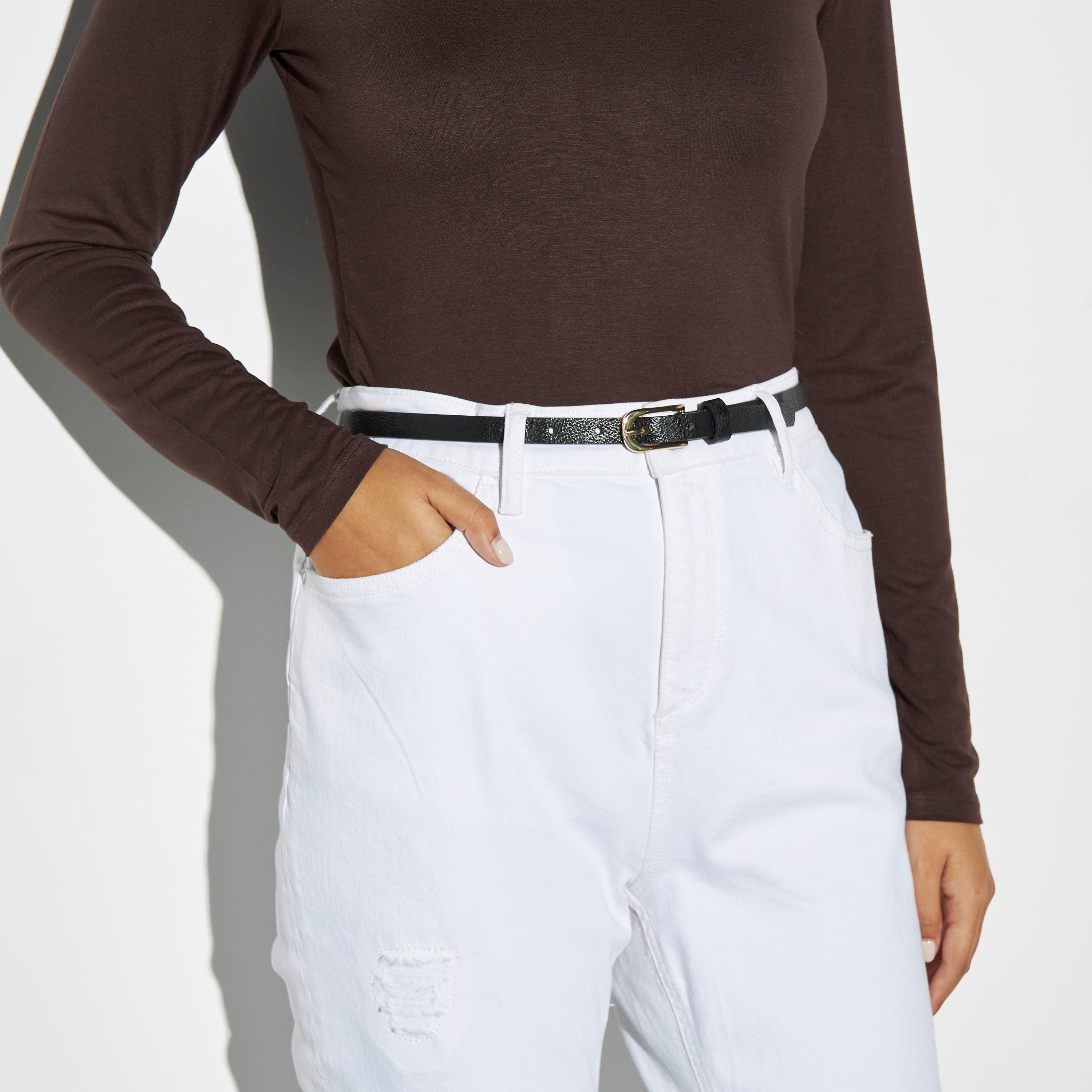 حزام سادة بإبزيم إغلاق بدبوس - طقم من 2 قطع-women-clothingaccessories-belts-image-6