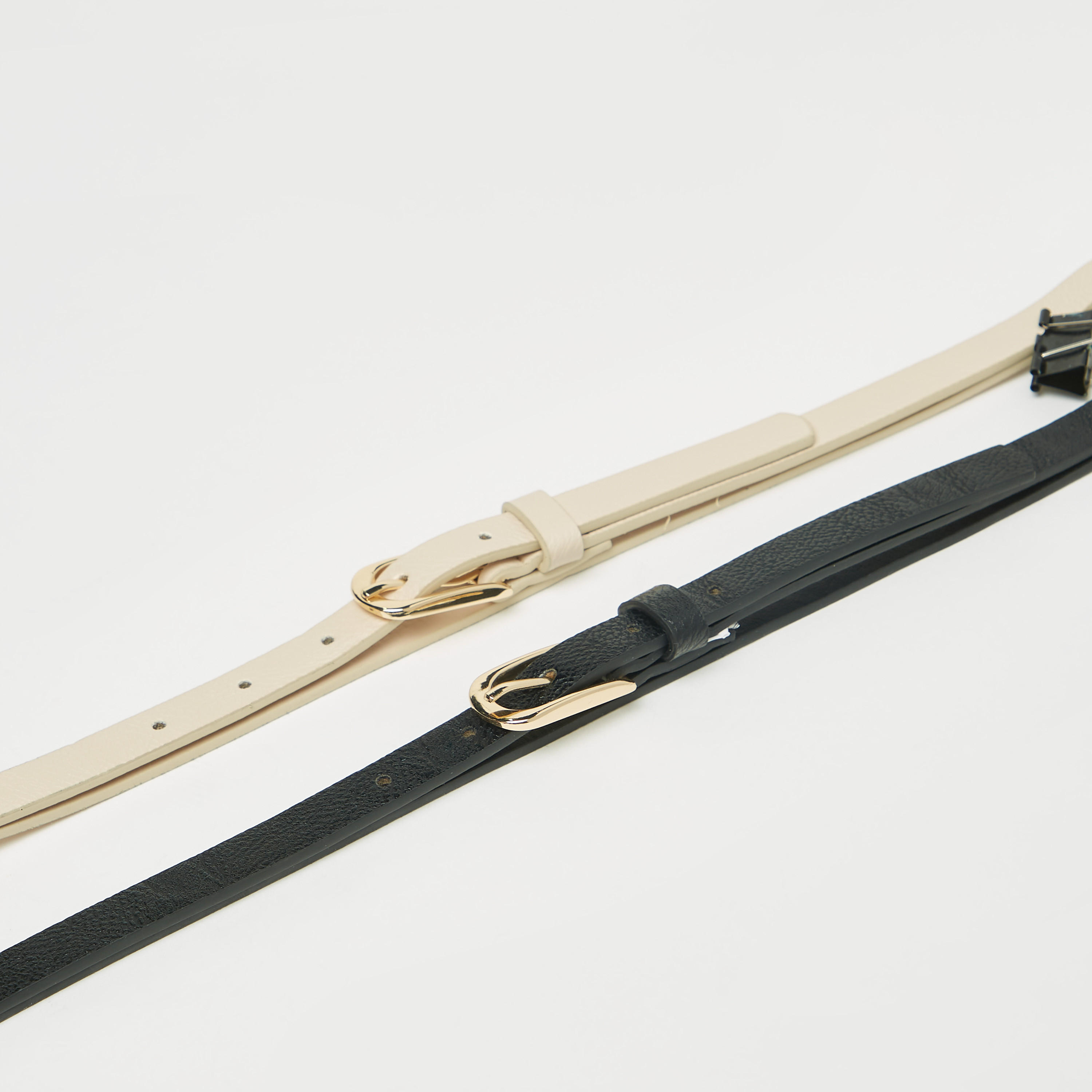 حزام سادة بإبزيم إغلاق بدبوس - طقم من 2 قطع-women-clothingaccessories-belts-image-1
