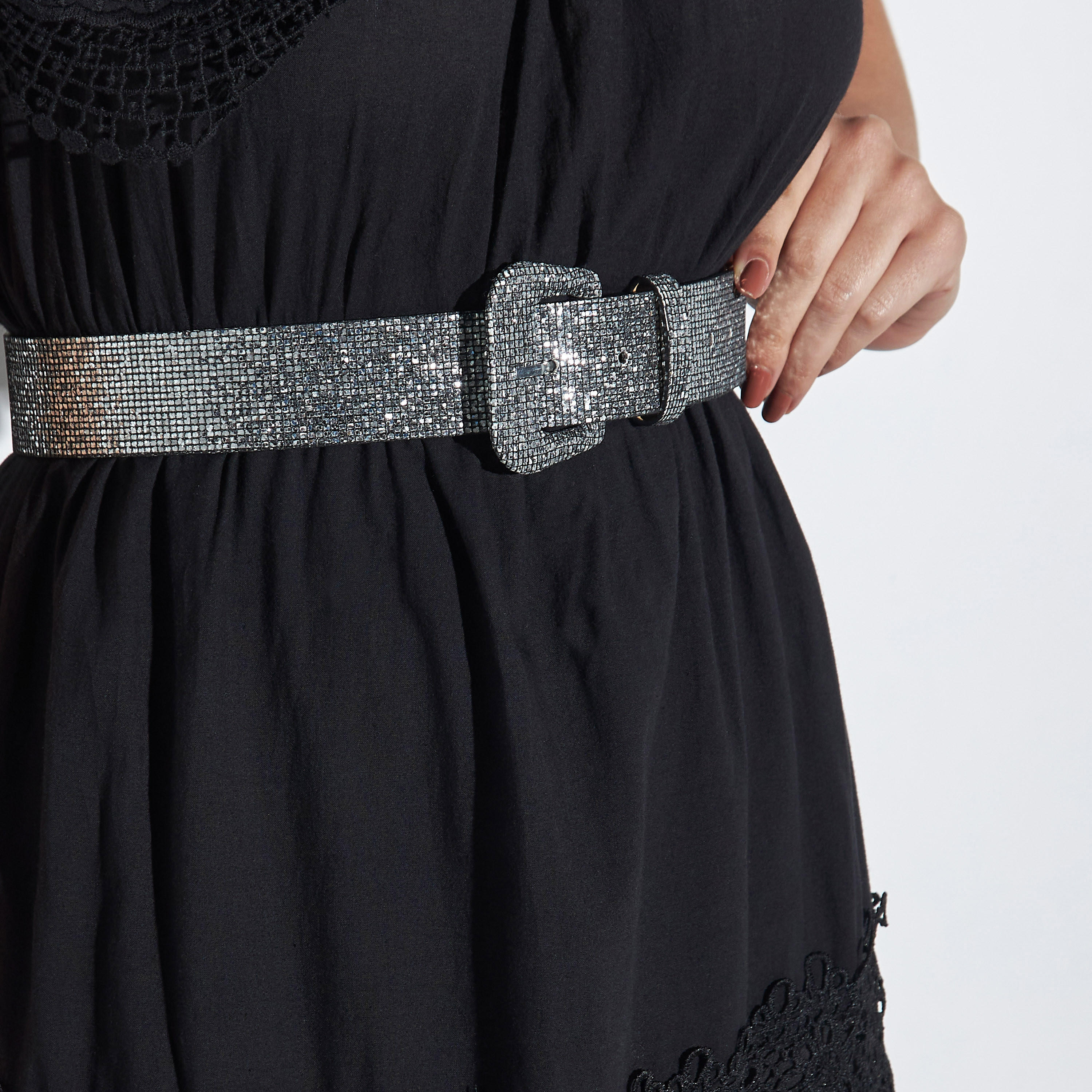 حزام مزين بإبزيم إغلاق بدبوس-women-clothingaccessories-belts-image-2