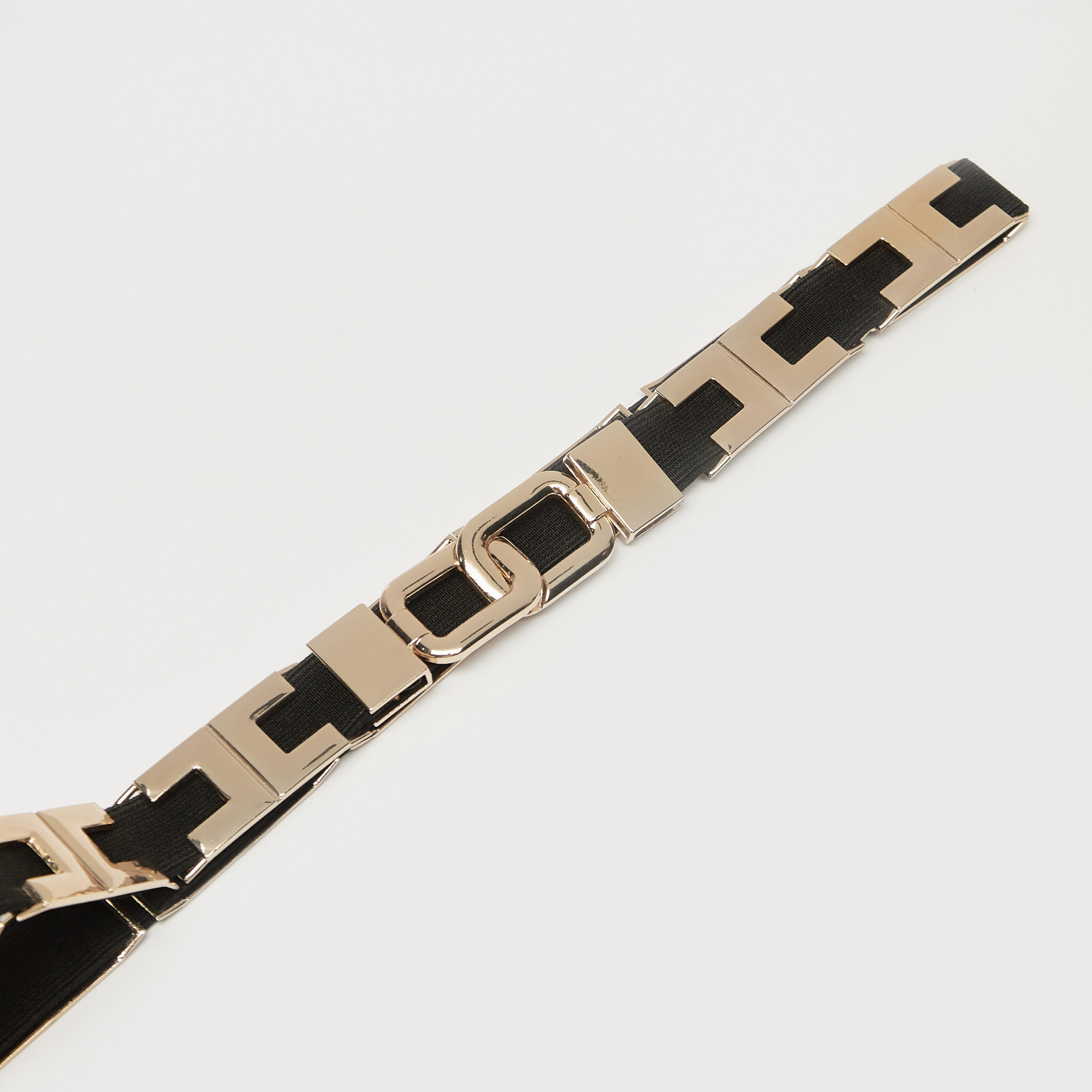 Metal Accented Stretchable Belt with Clasp Closure-women-clothingaccessories-belts-image-3