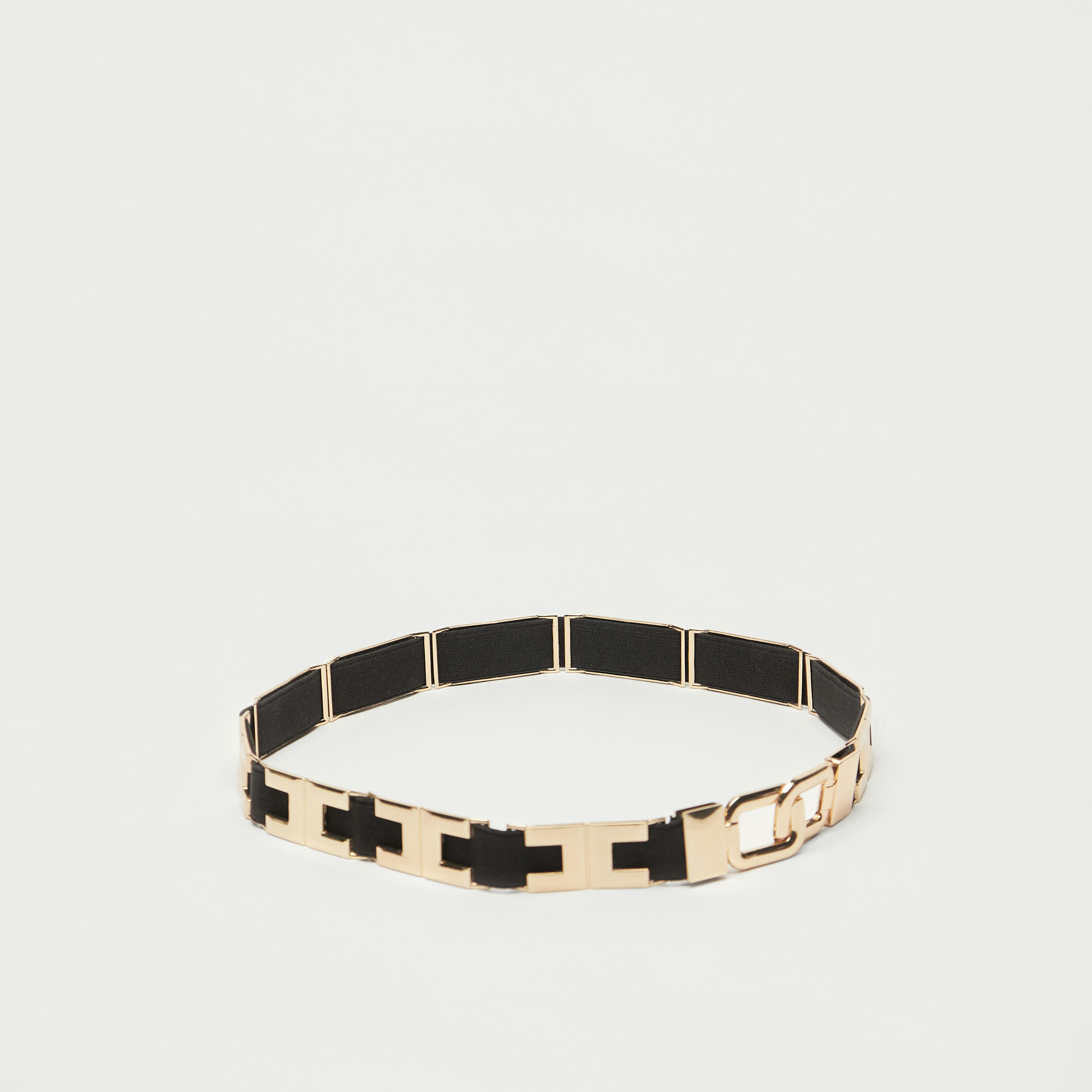 Metal Accented Stretchable Belt with Clasp Closure-women-clothingaccessories-belts-image-5