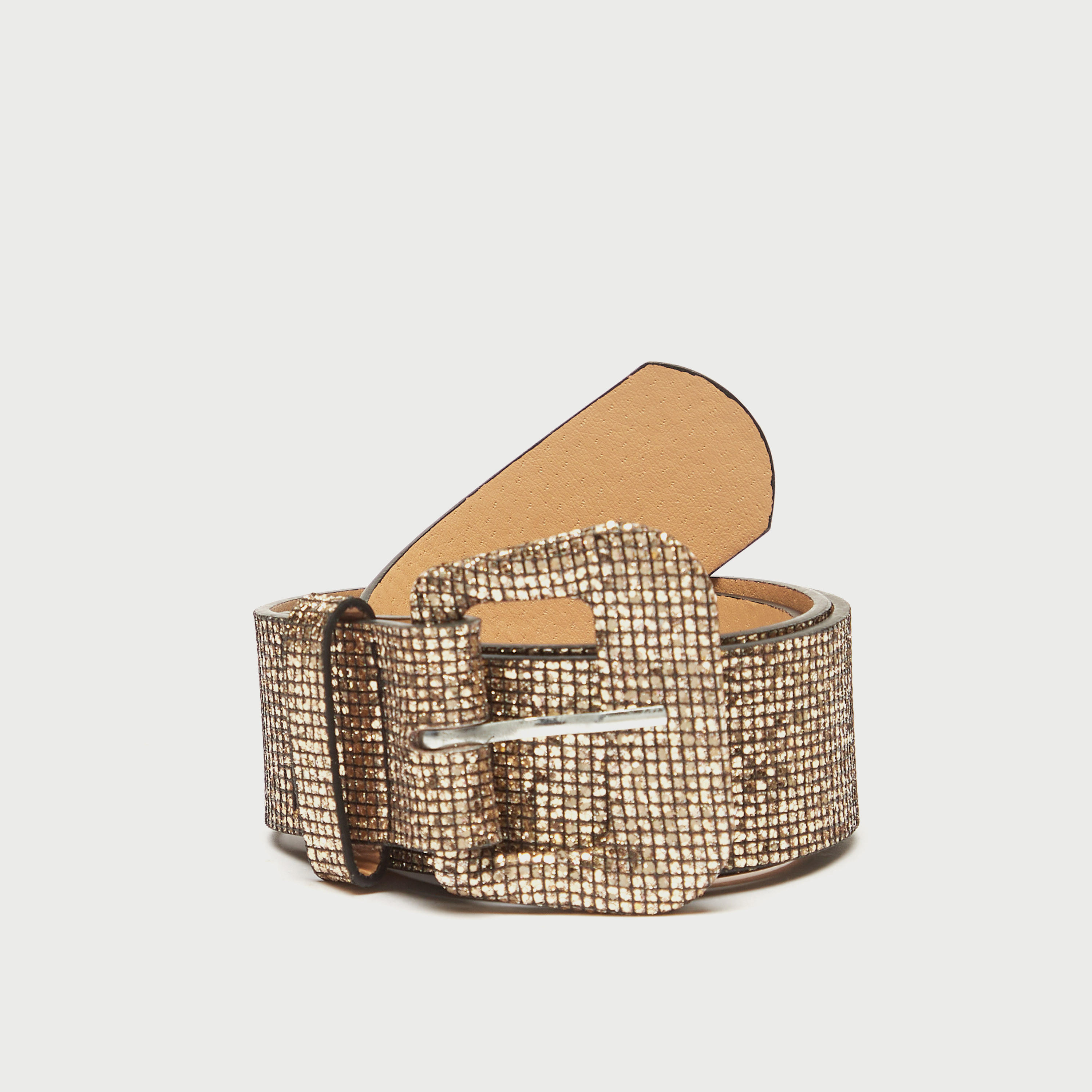 حزام بارز الملمس بإبزيم إغلاق بدبوس-women-clothingaccessories-belts-image-2
