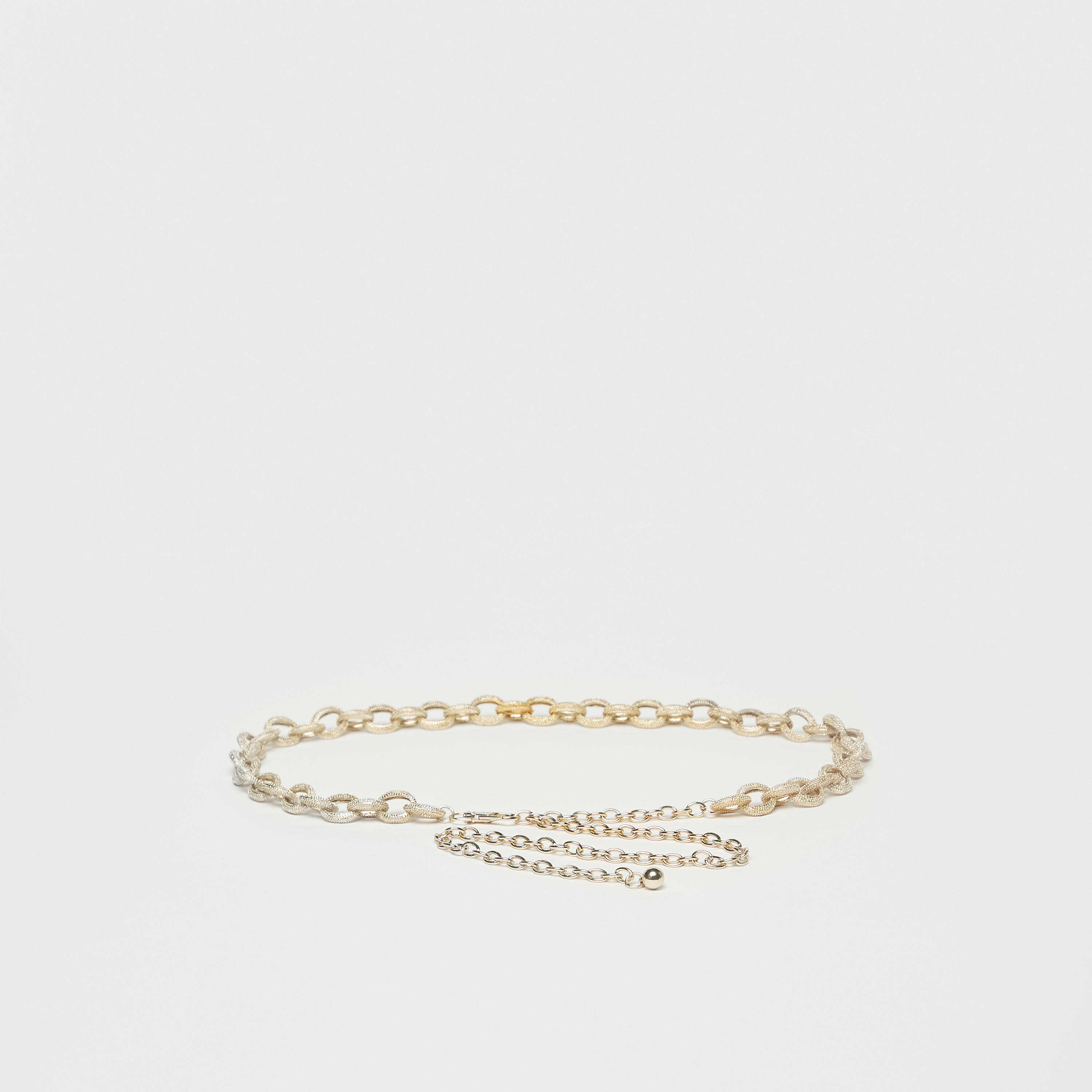 Metallic Chainlink Belt with Lobster Clasp Closure-women-clothingaccessories-belts-image-1