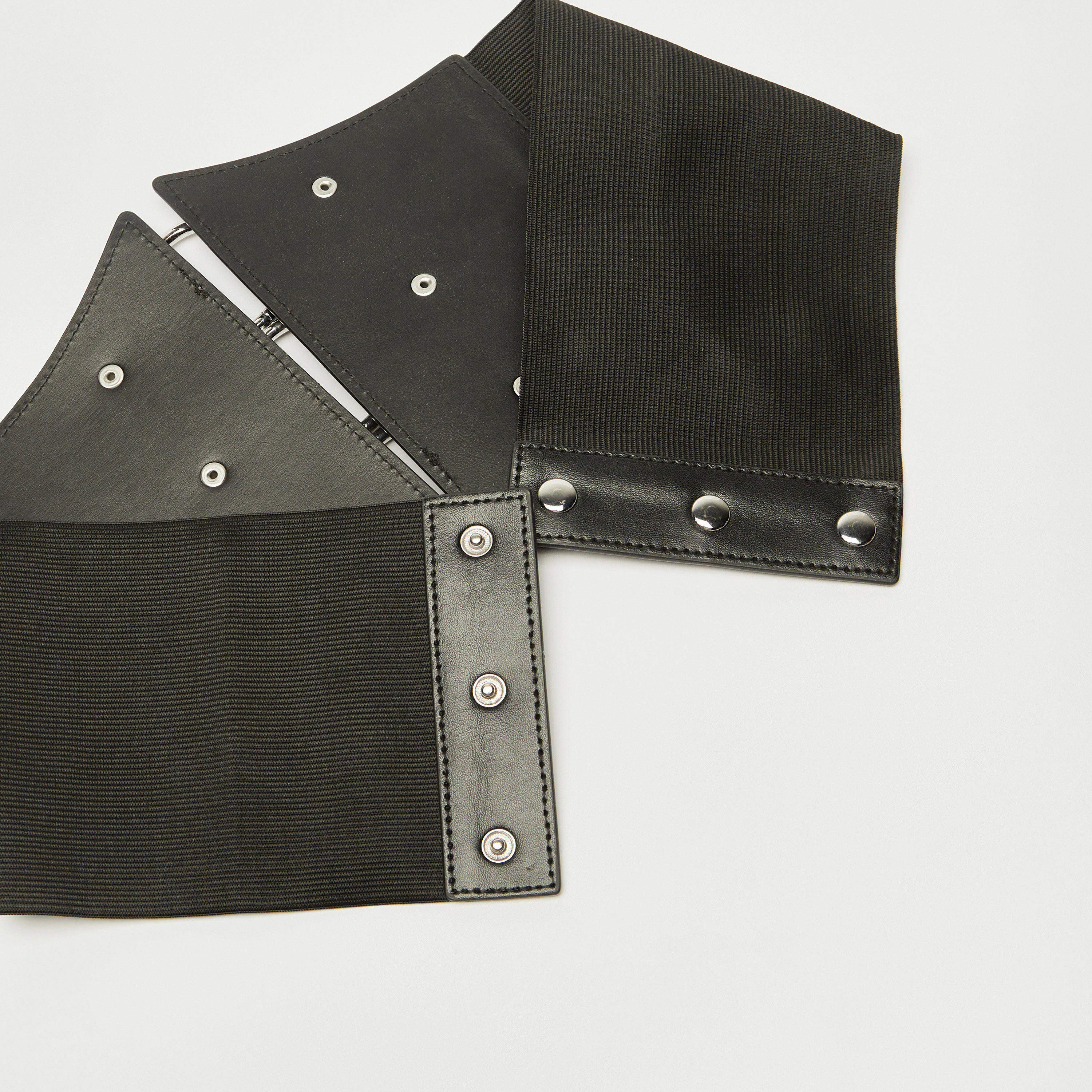 Ring Accented Corset Belt with Snap Button Closure-women-clothingaccessories-belts-image-4
