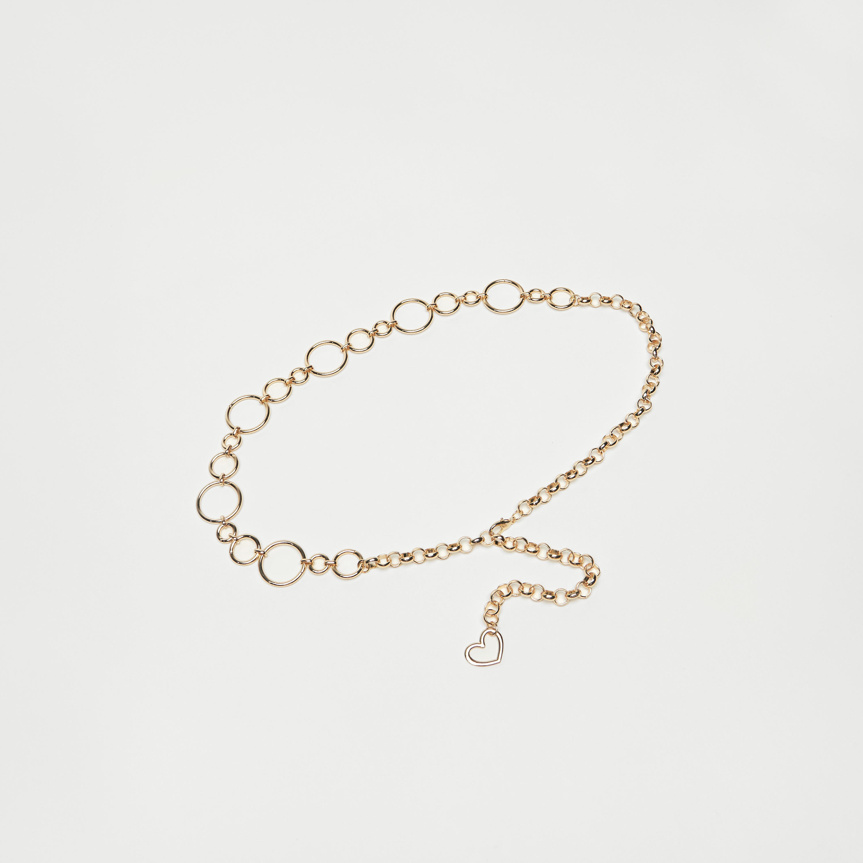 Metallic Circular Chainlink Belt with Lobster Clasp Closure-women-clothingaccessories-belts-image-3