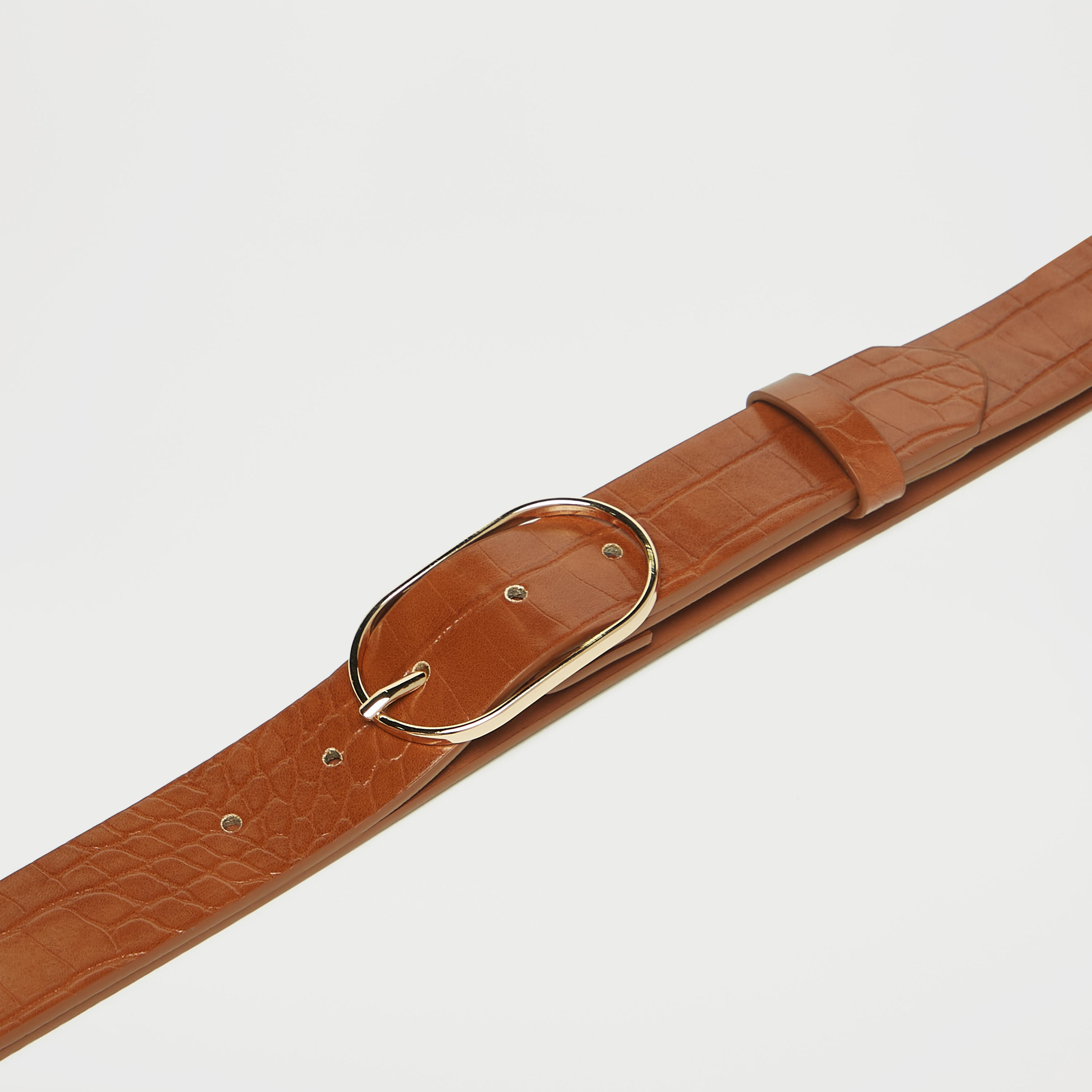 حزام بارز الملمس بإبزيم إغلاق-women-clothingaccessories-belts-image-2