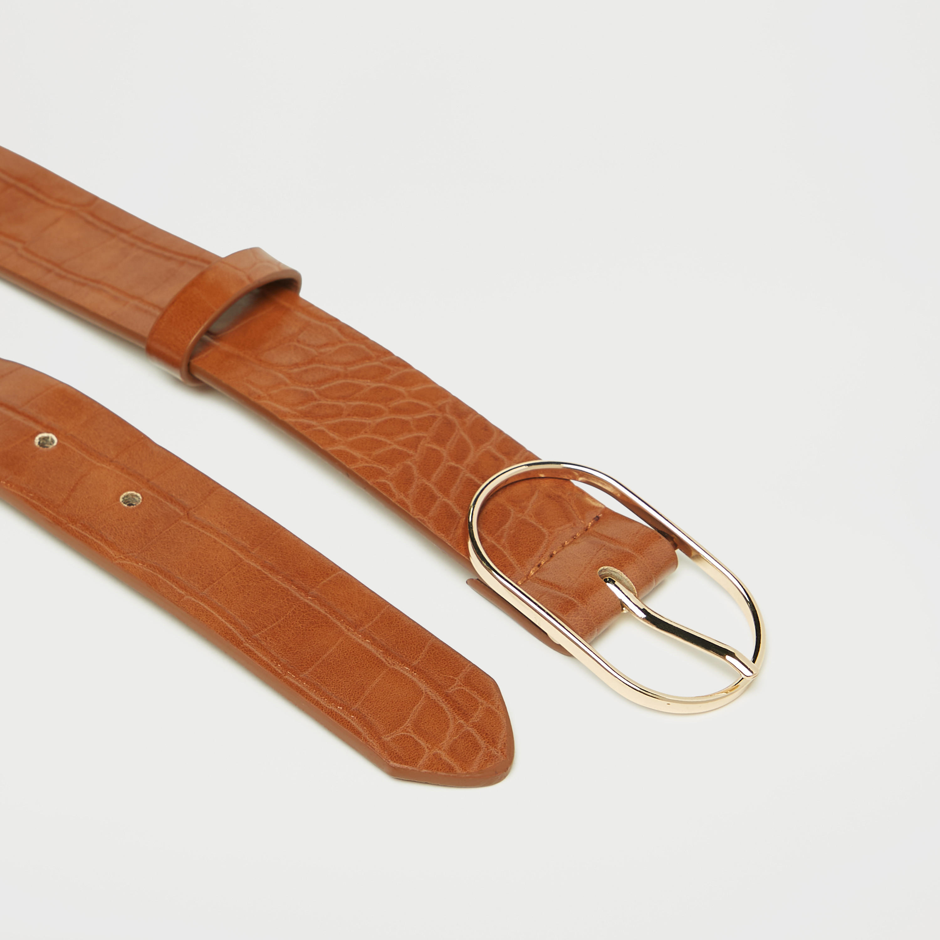 حزام بارز الملمس بإبزيم إغلاق-women-clothingaccessories-belts-image-4
