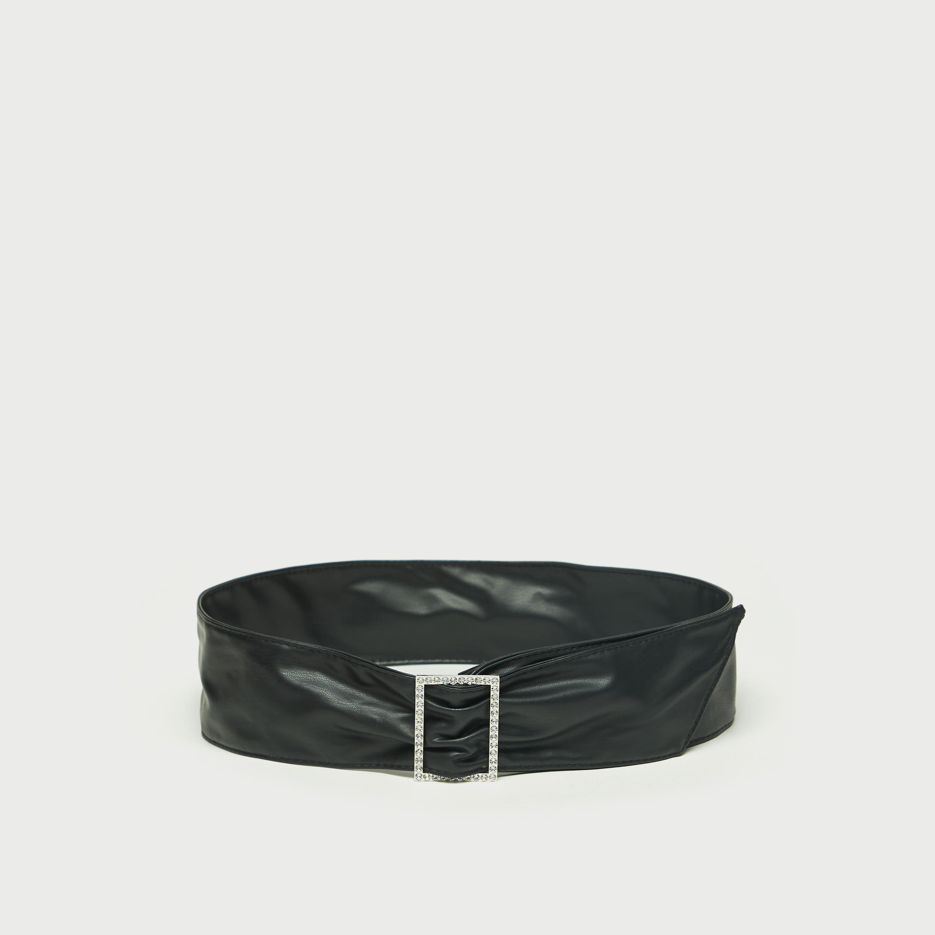 حزام سادة قابل للتعديل بإبزيم مزيّن-women-clothingaccessories-belts-image-5