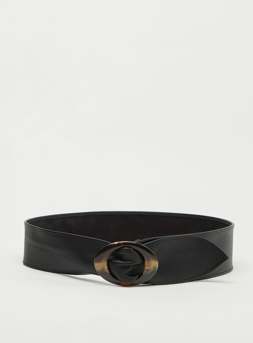 Solid Pull-Through Belt with Oval Ring-women-clothingaccessories-belts-image-1