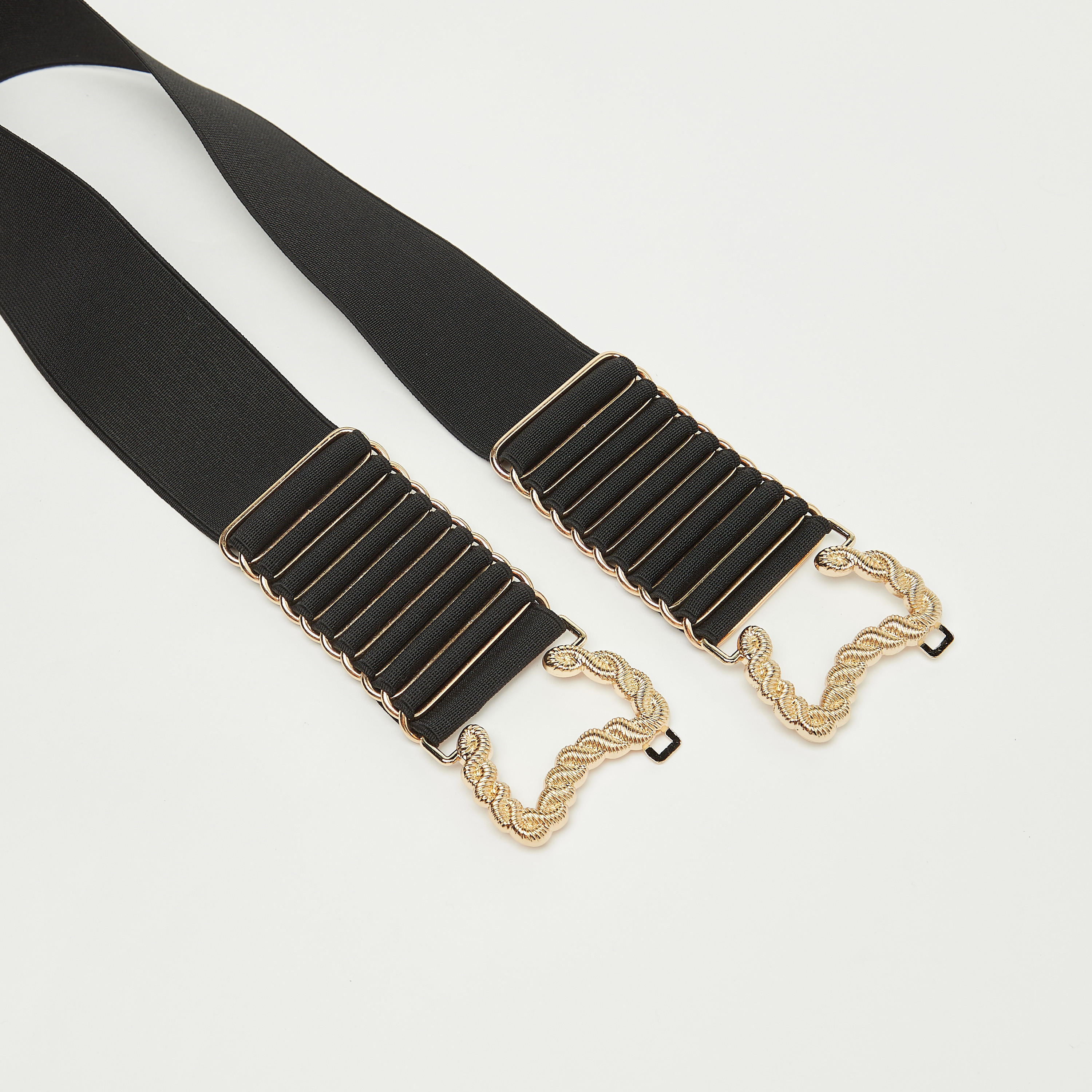 حزام خصر قابل للتمدد بإبزيم مزيّن-women-clothingaccessories-belts-image-2