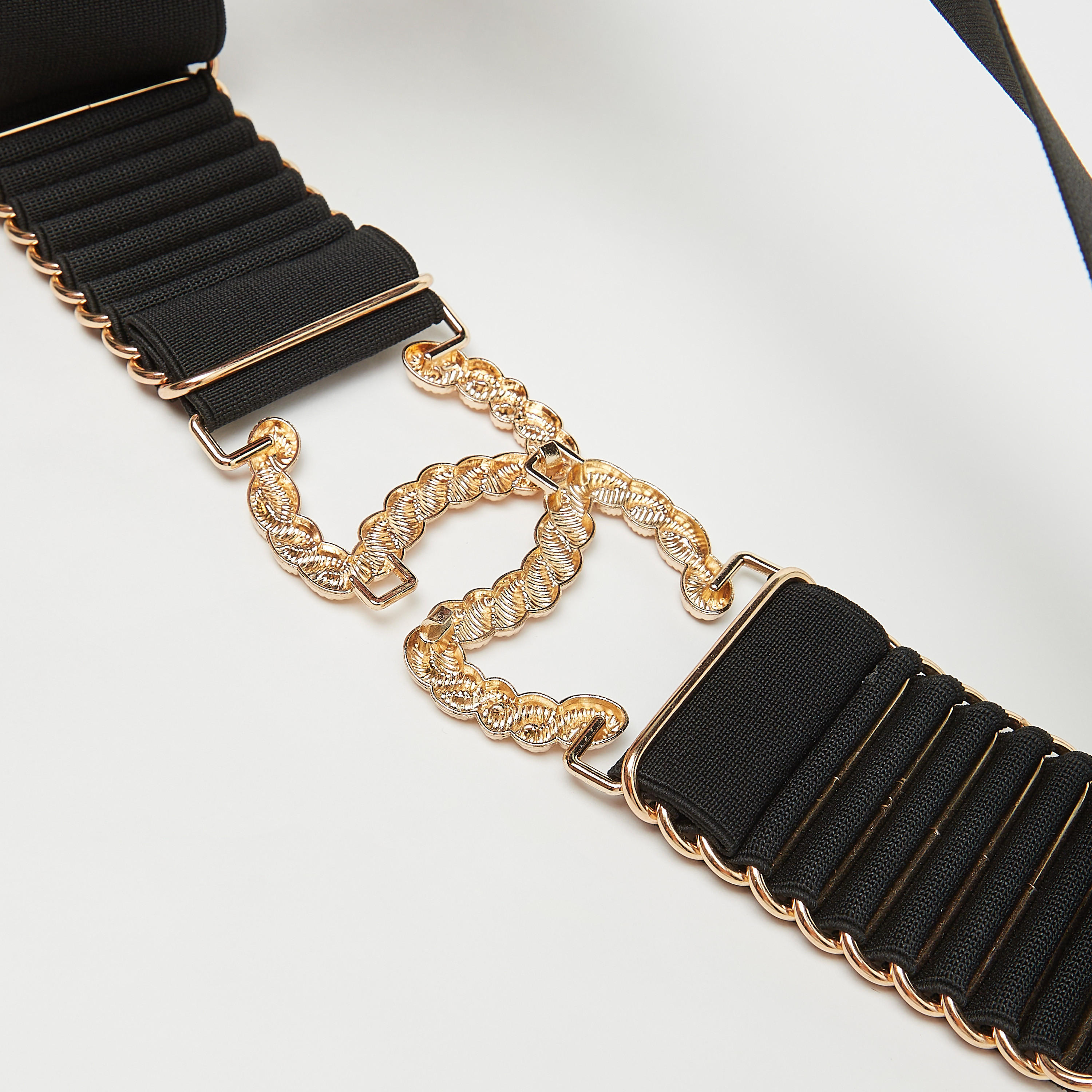 حزام خصر قابل للتمدد بإبزيم مزيّن-women-clothingaccessories-belts-image-1