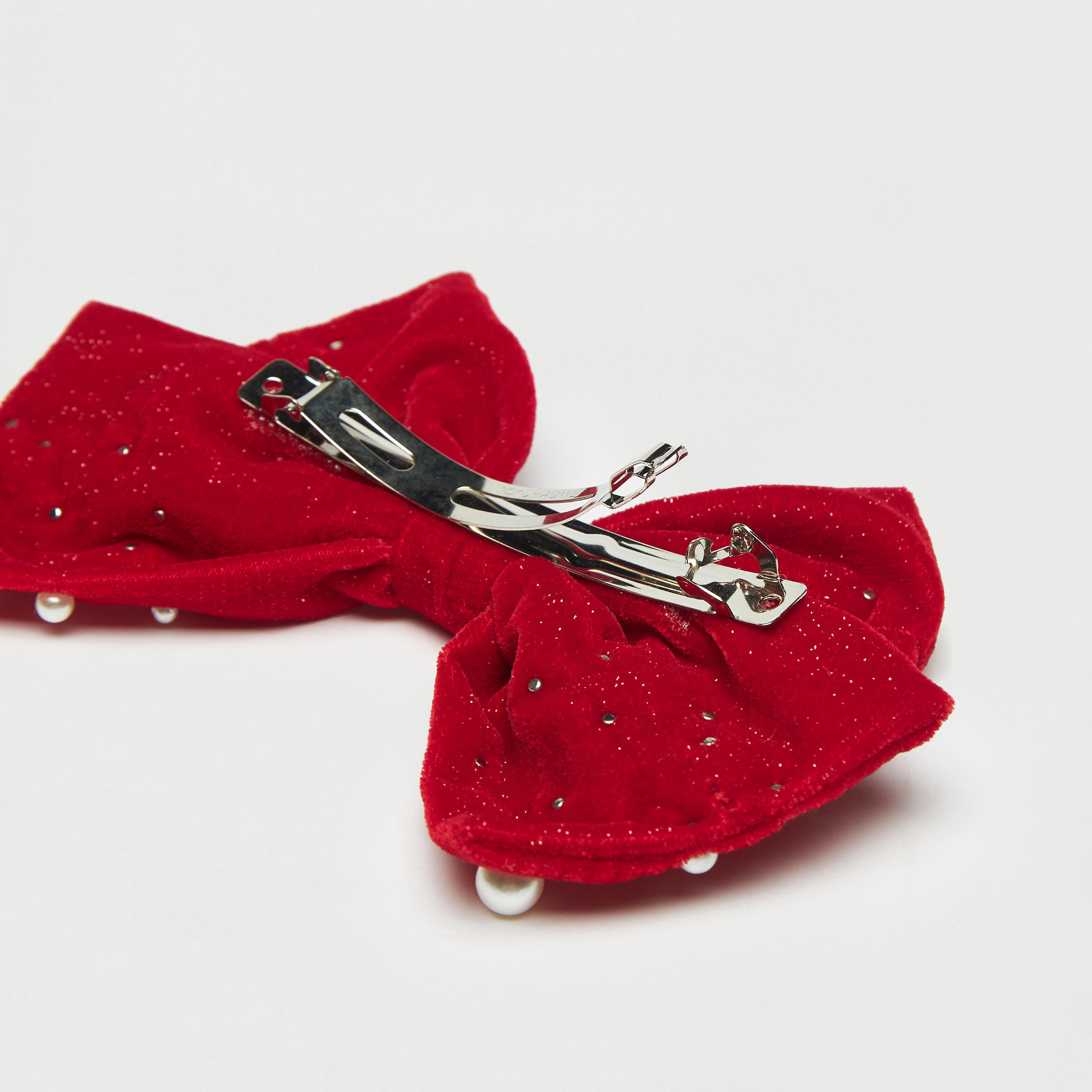 مشبك شعر على شكل فيونكة بتزيينات لؤلؤ-women-hairaccessories-image-4