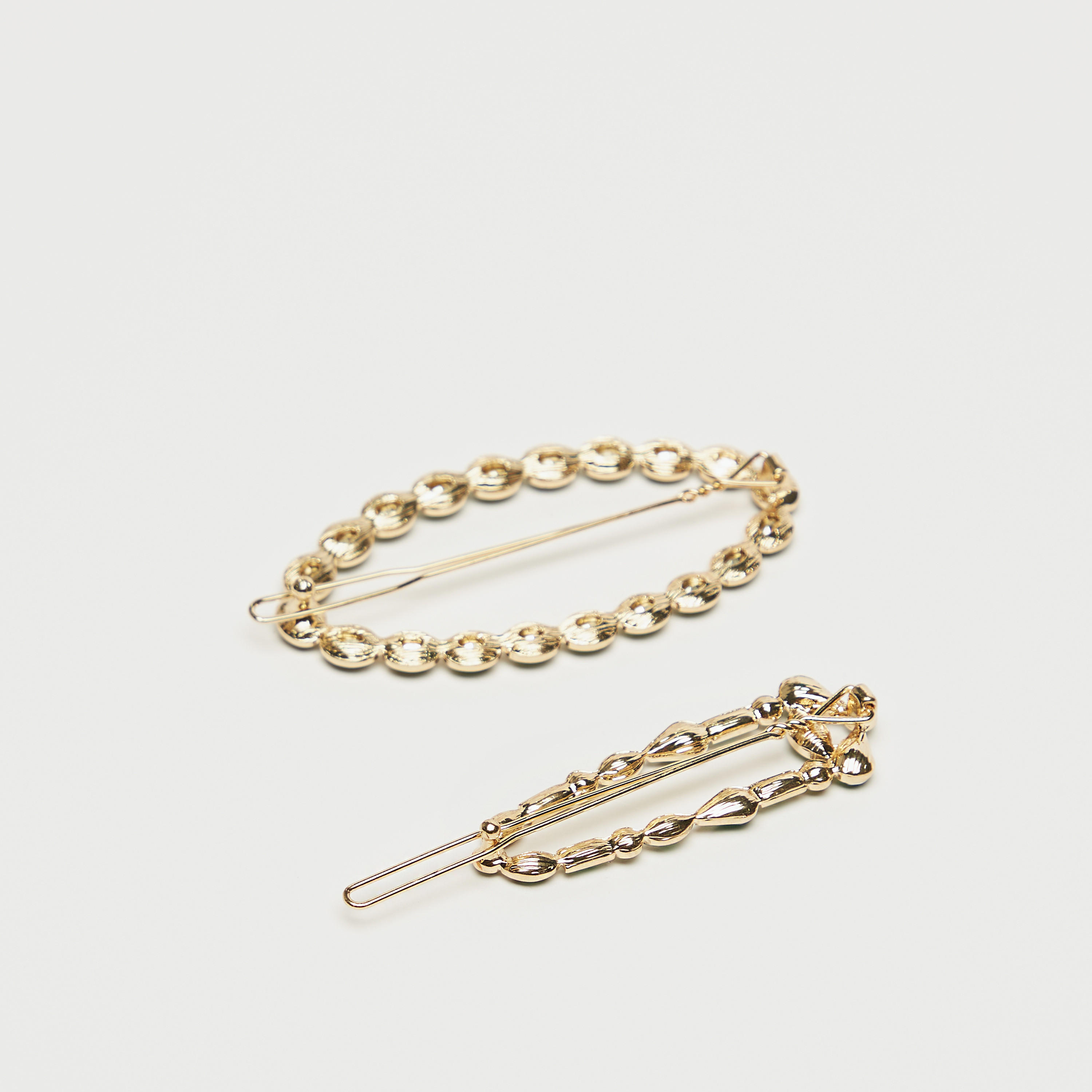 Stone Embellished 2-Piece Hair Clip Set-women-hairaccessories-image-4