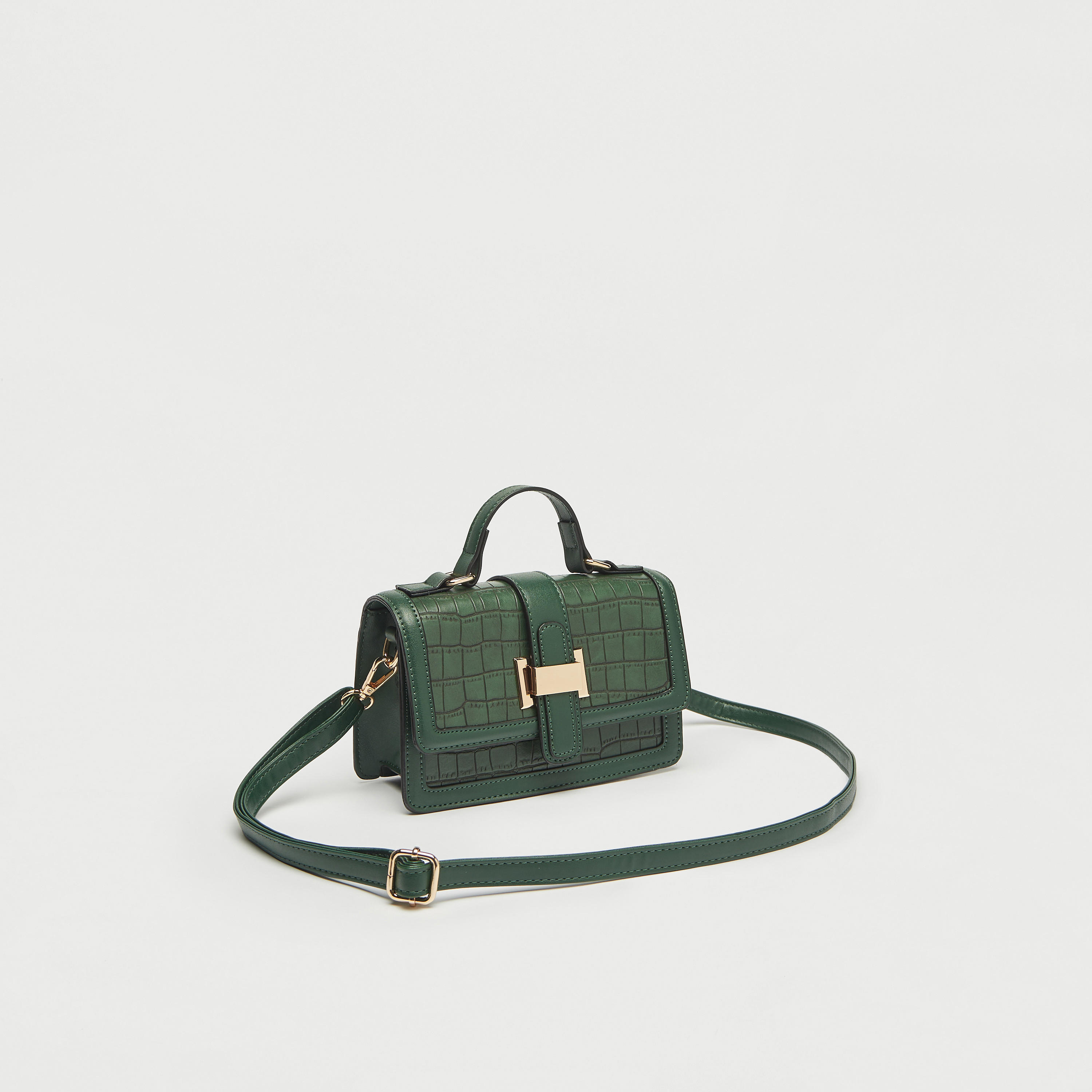 شنطة كروس بودي بارزة الملمس بحزام قابل للفصل ومقبض-women-bagsandwallets-handbags-image-1