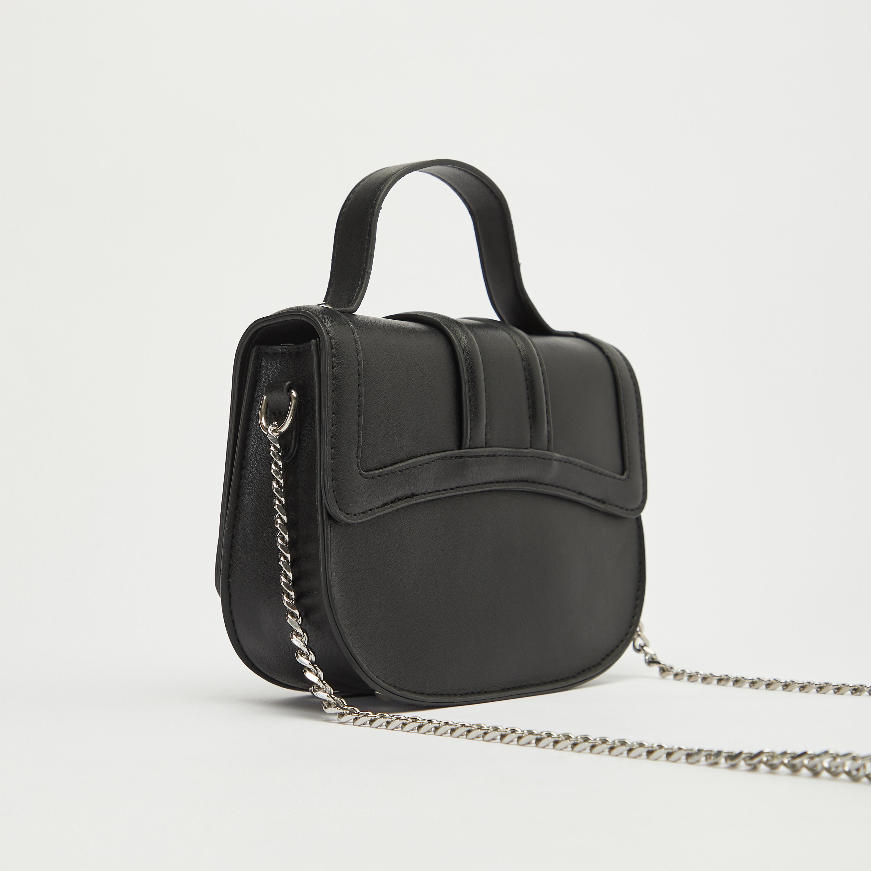 Solid Mini Sling Bag with Flap Closure-women-bagsandwallets-handbags-image-4