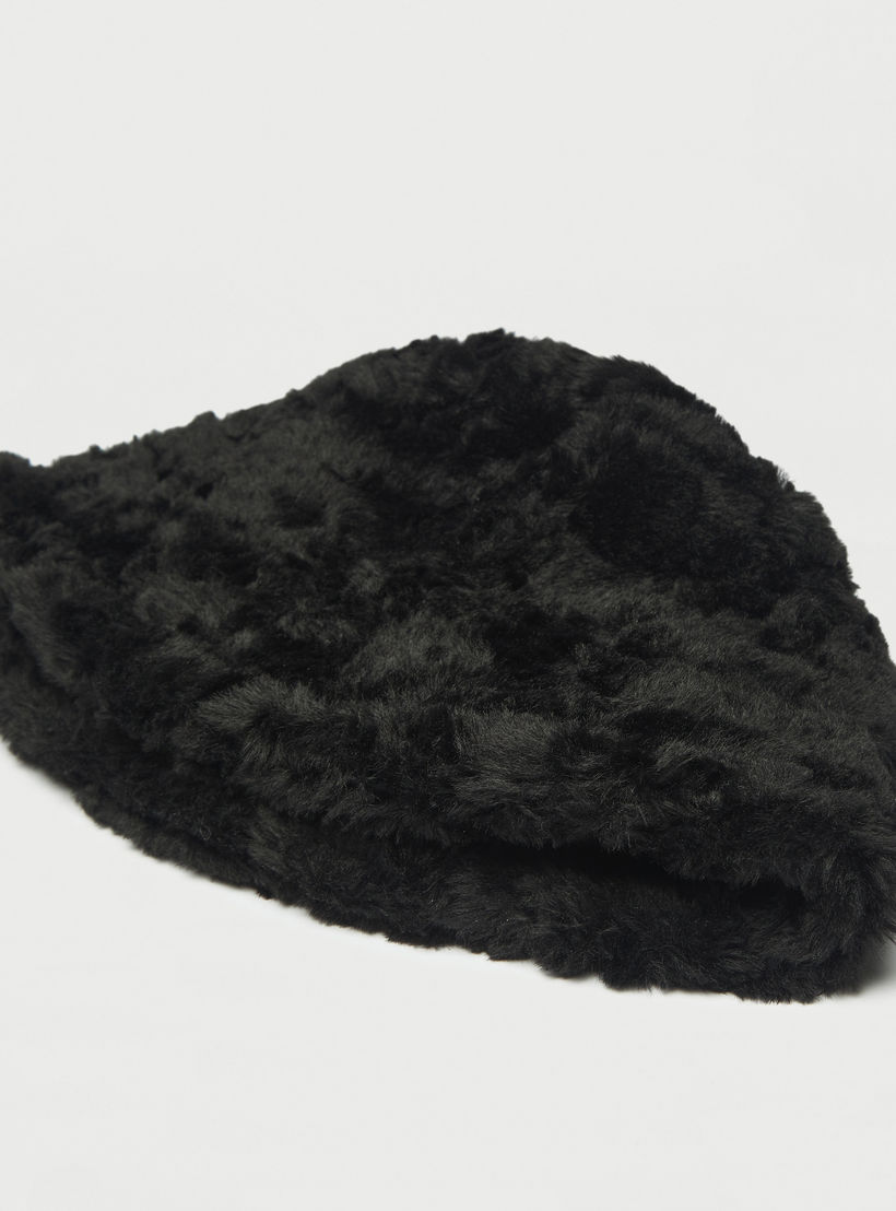 قبعة دلو بارزة الملمس-women-clothingaccessories-capsandhats-image-1
