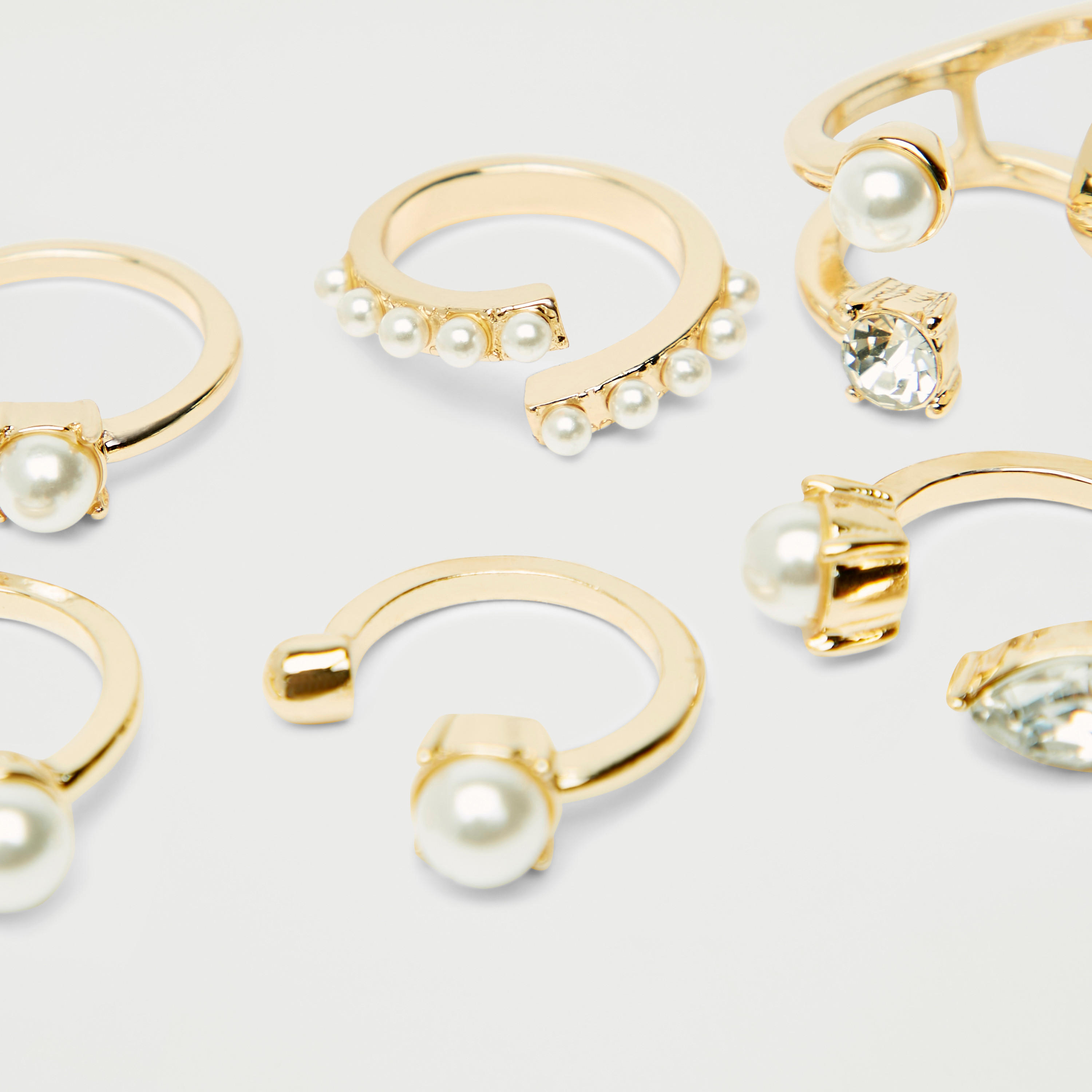 طقم خواتم مزيّنة 6 قطع-women-watchesandjewellery-jewellery-rings-image-3