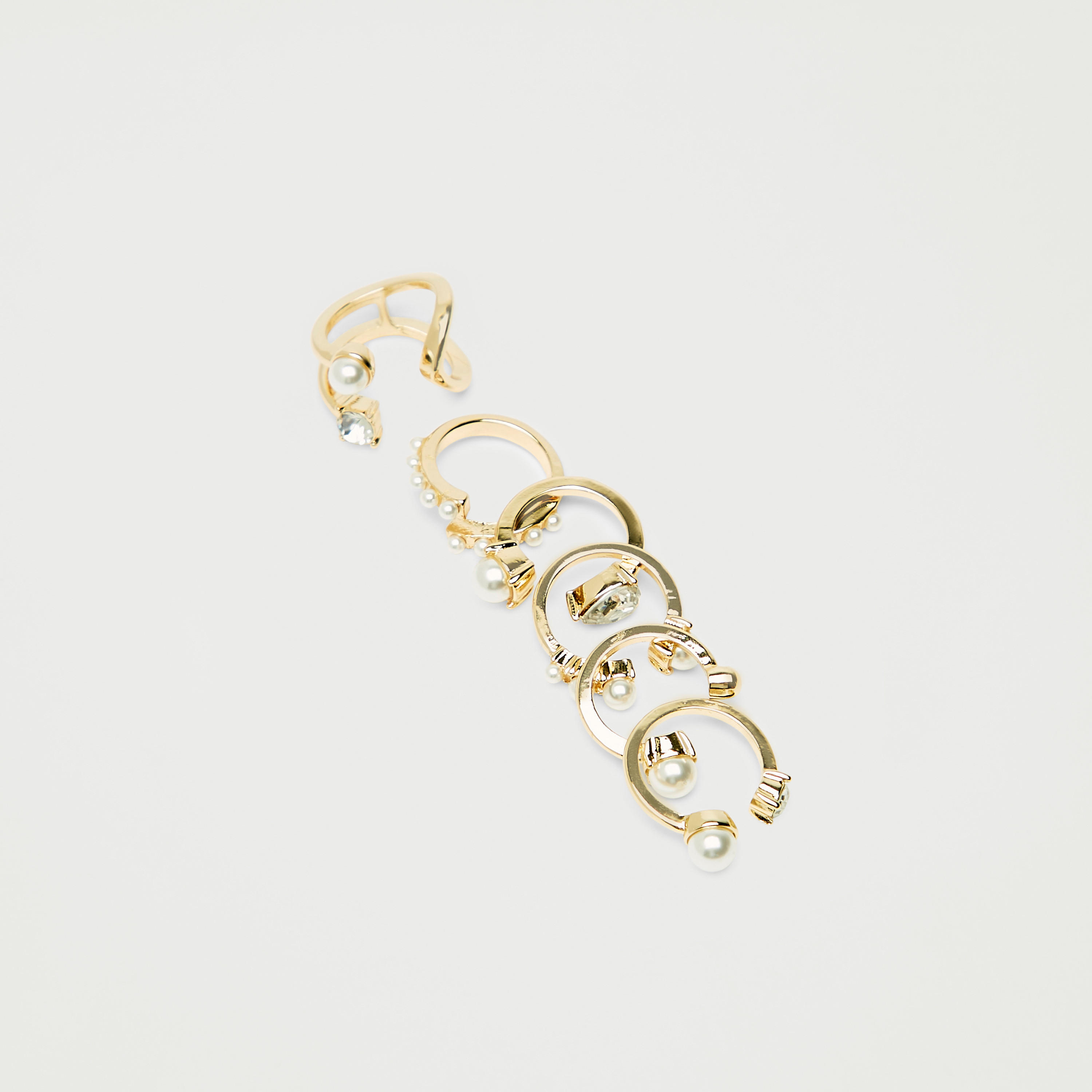 طقم خواتم مزيّنة 6 قطع-women-watchesandjewellery-jewellery-rings-image-4