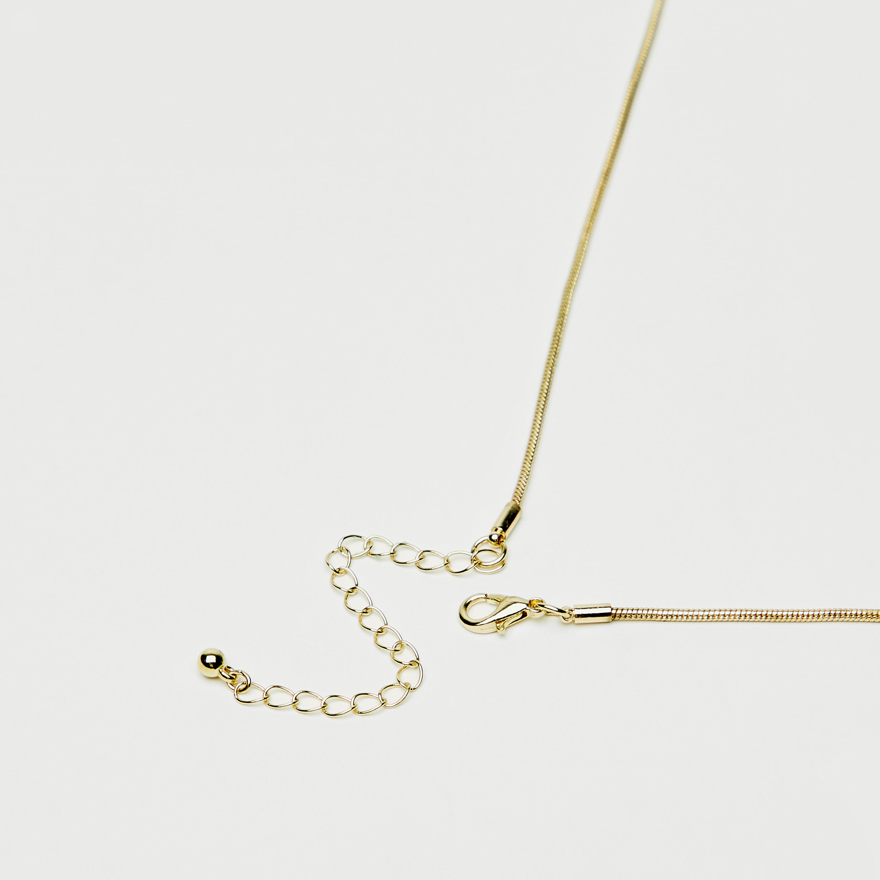Hammered Pendant Necklace with Lobster Clasp Closure-women-watchesandjewellery-jewellery-necklacesandpendants-image-4